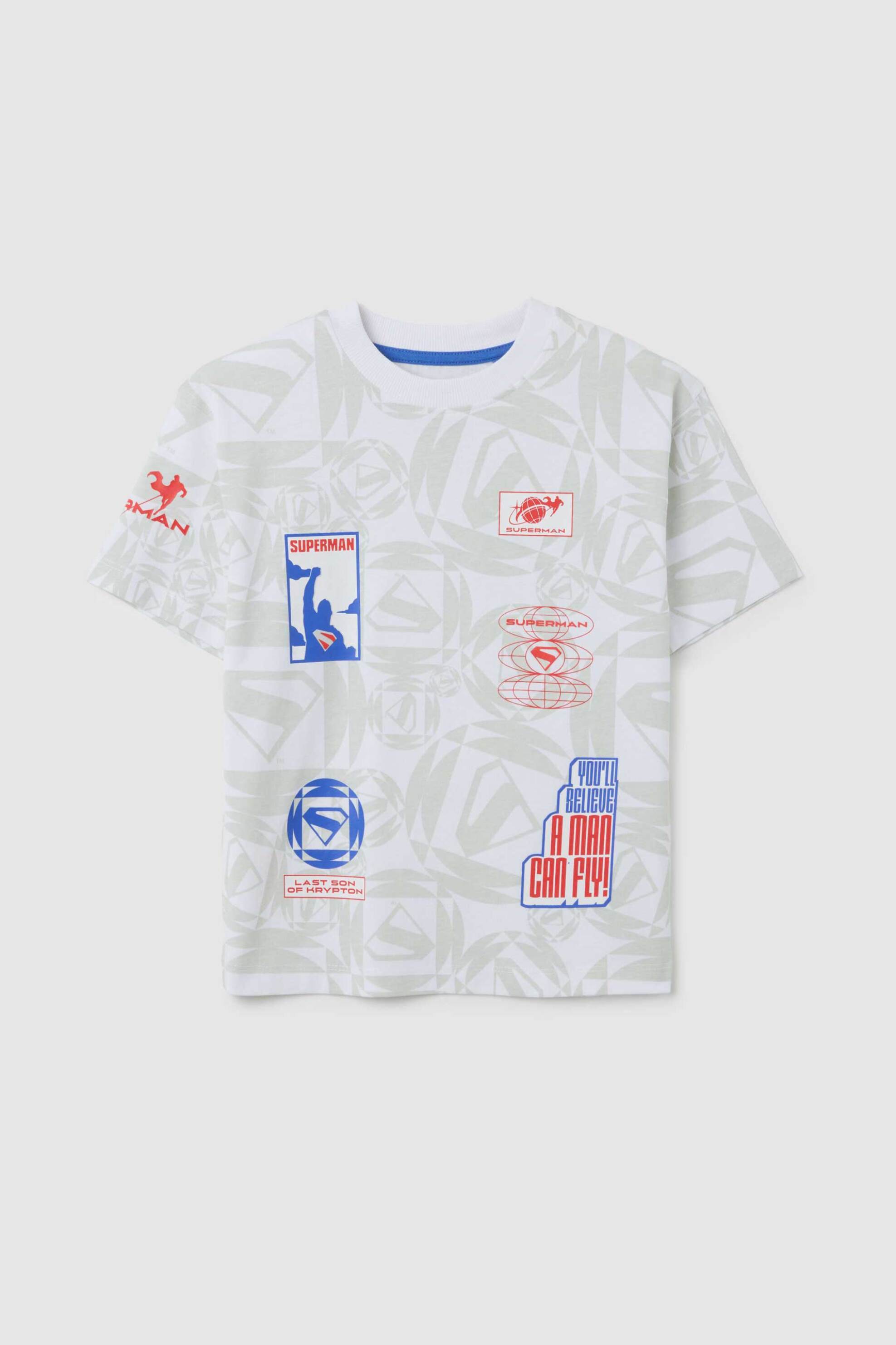 OVS KIDS OVS παιδικό T-shirt με all-over print Regular Fit - 002397586 Λευκό