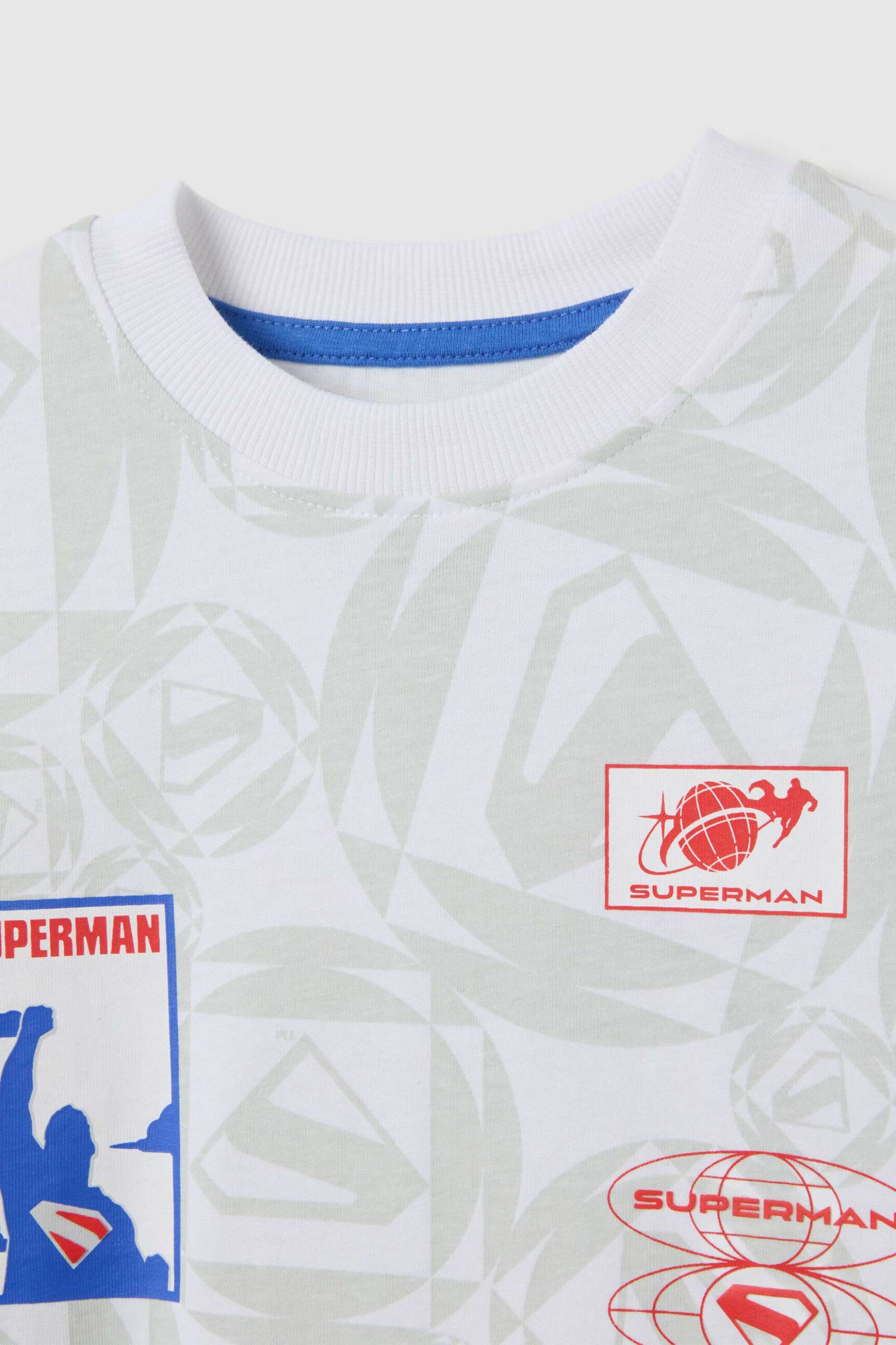 OVS παιδικό T-shirt με all-over print Regular Fit - 002397586 Λευκό φωτογραφία