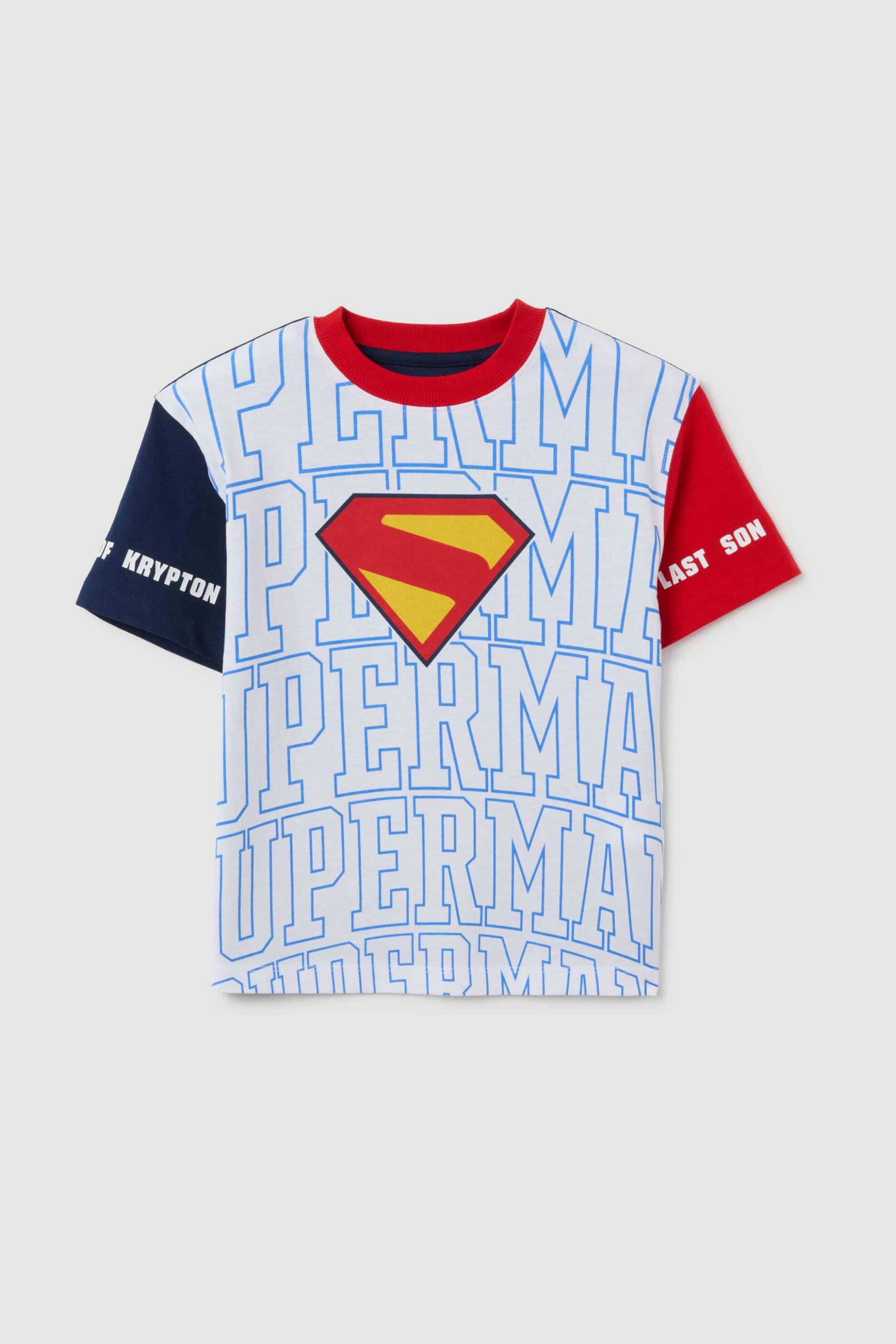 OVS KIDS OVS παιδικό T-shirt με all-over superman print Regular Fit - 002397593 Μπλε