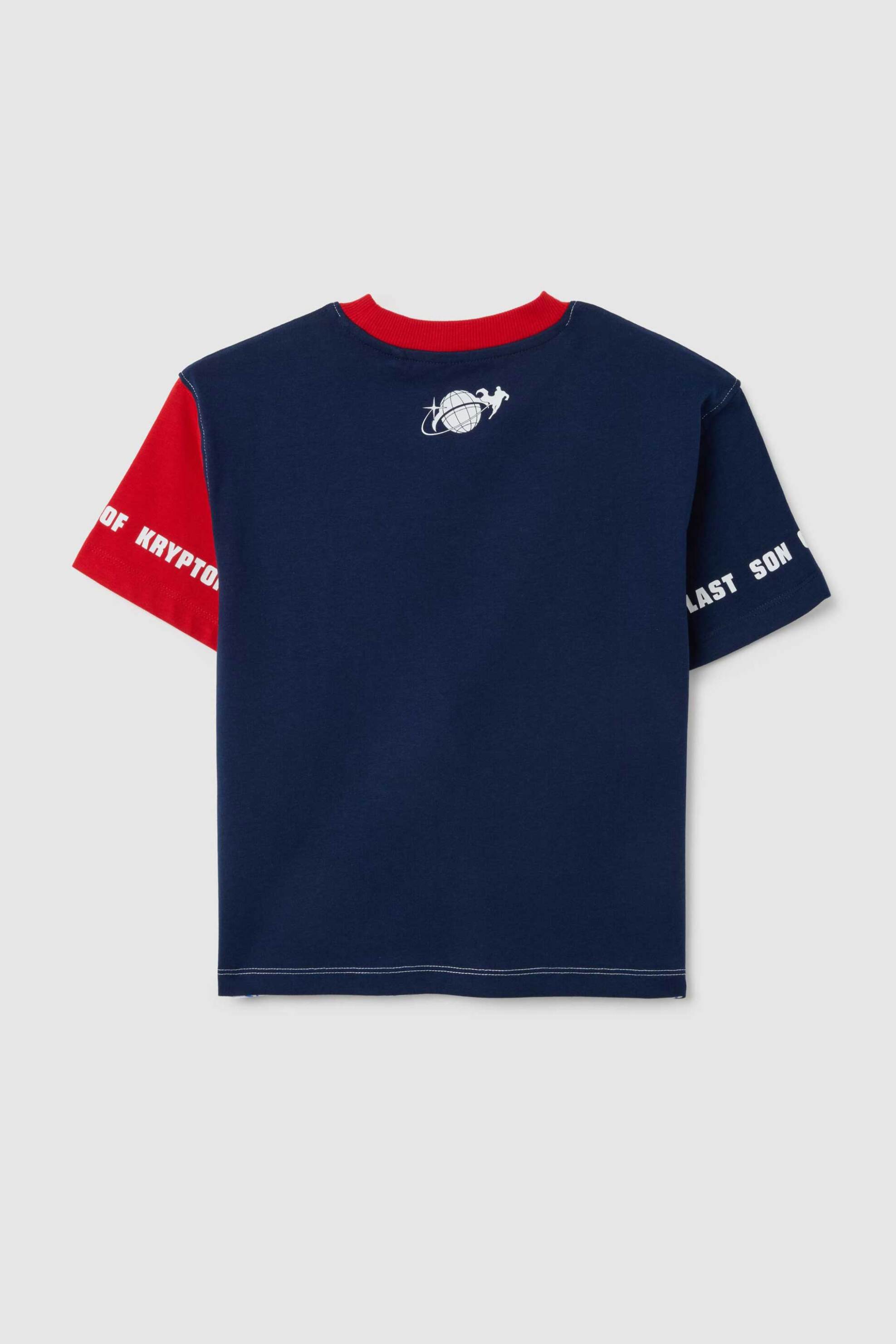 OVS παιδικό T-shirt με all-over superman print Regular Fit - 002397593 Μπλε φωτογραφία