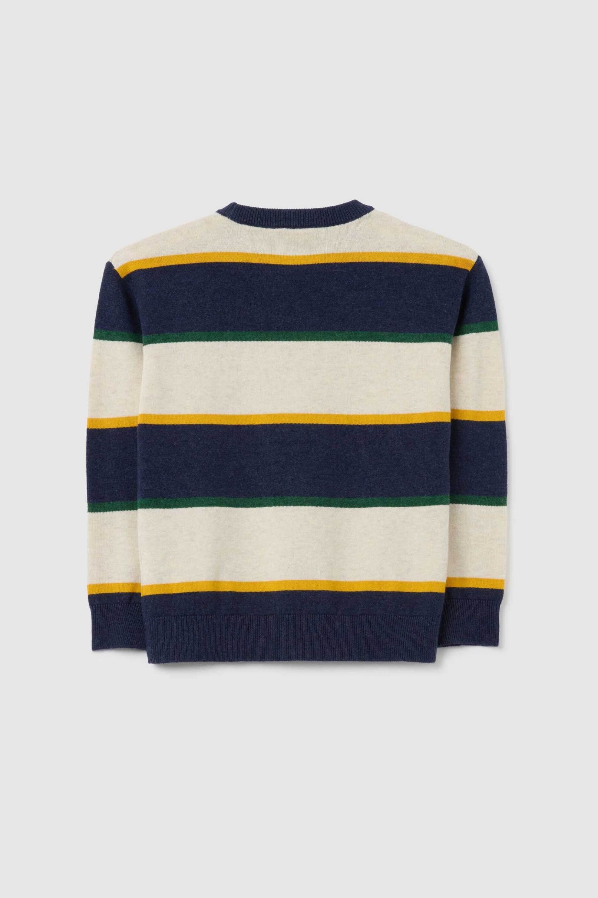 OVS παιδική πλεκτή μπλούζα με ριγέ σχέδιο Regular Fit - 002400086 Μπλε Σκούρο φωτογραφία