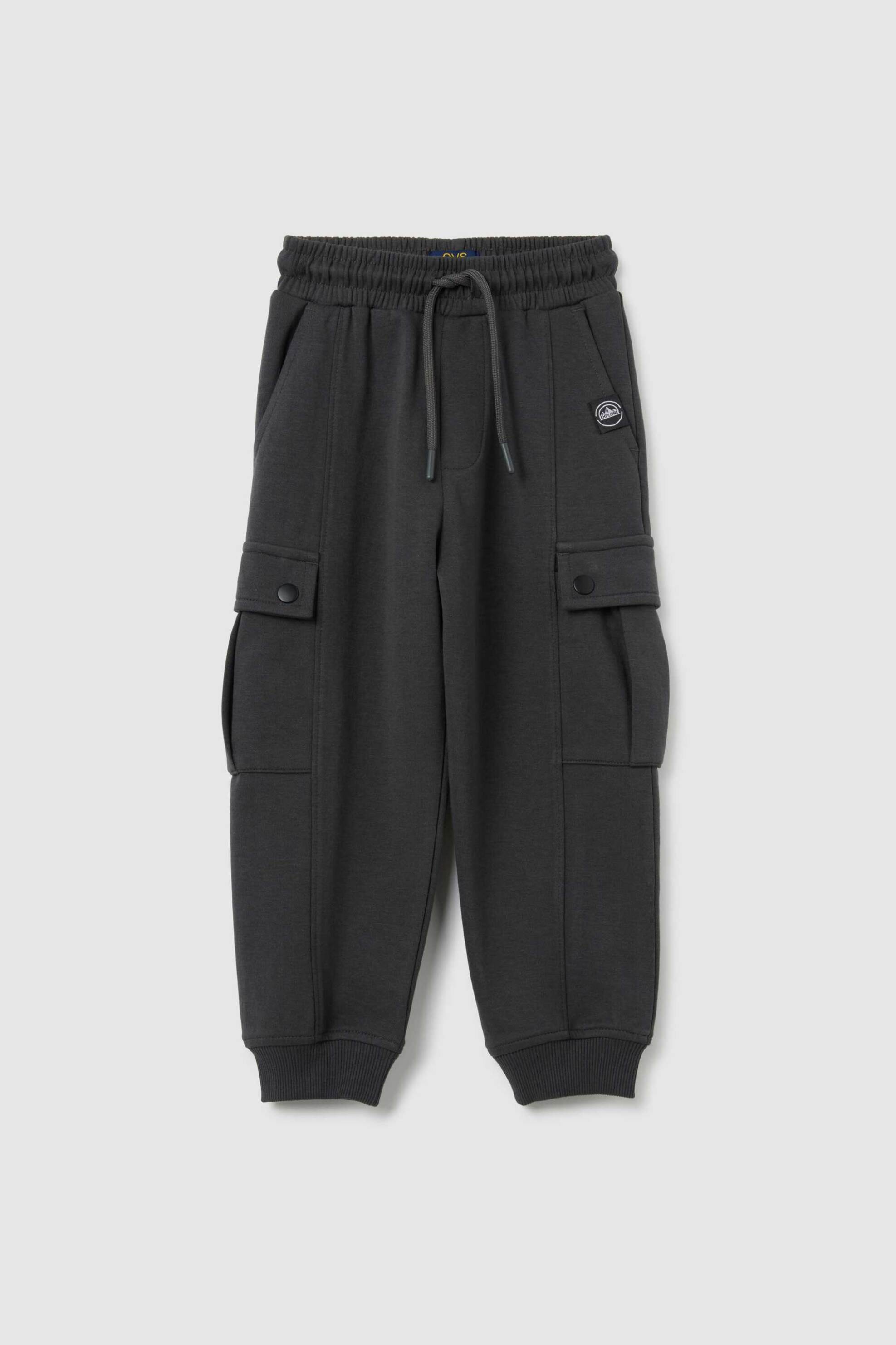 OVS KIDS OVS παιδικό παντελόνι φόρμας cargo Regular Fit - 002400457 Γκρι