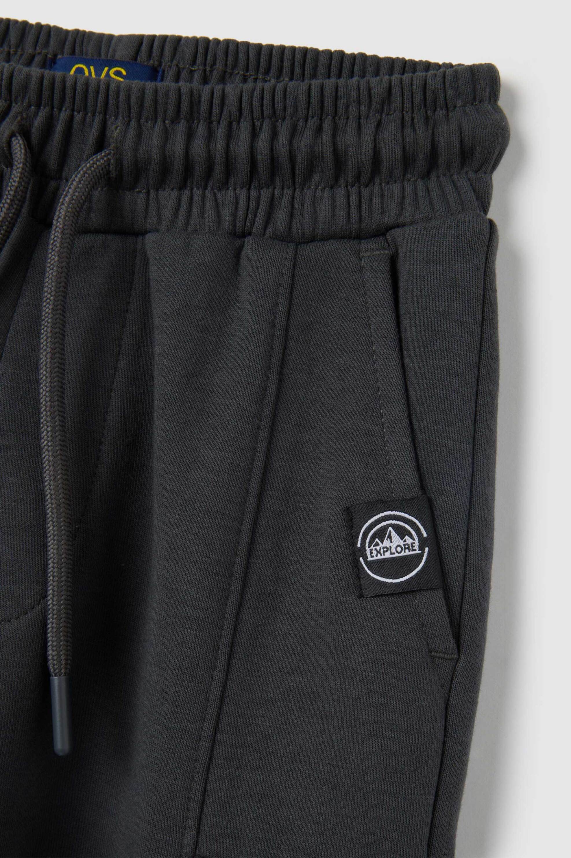 OVS παιδικό παντελόνι φόρμας cargo Regular Fit - 002400457 Γκρι φωτογραφία