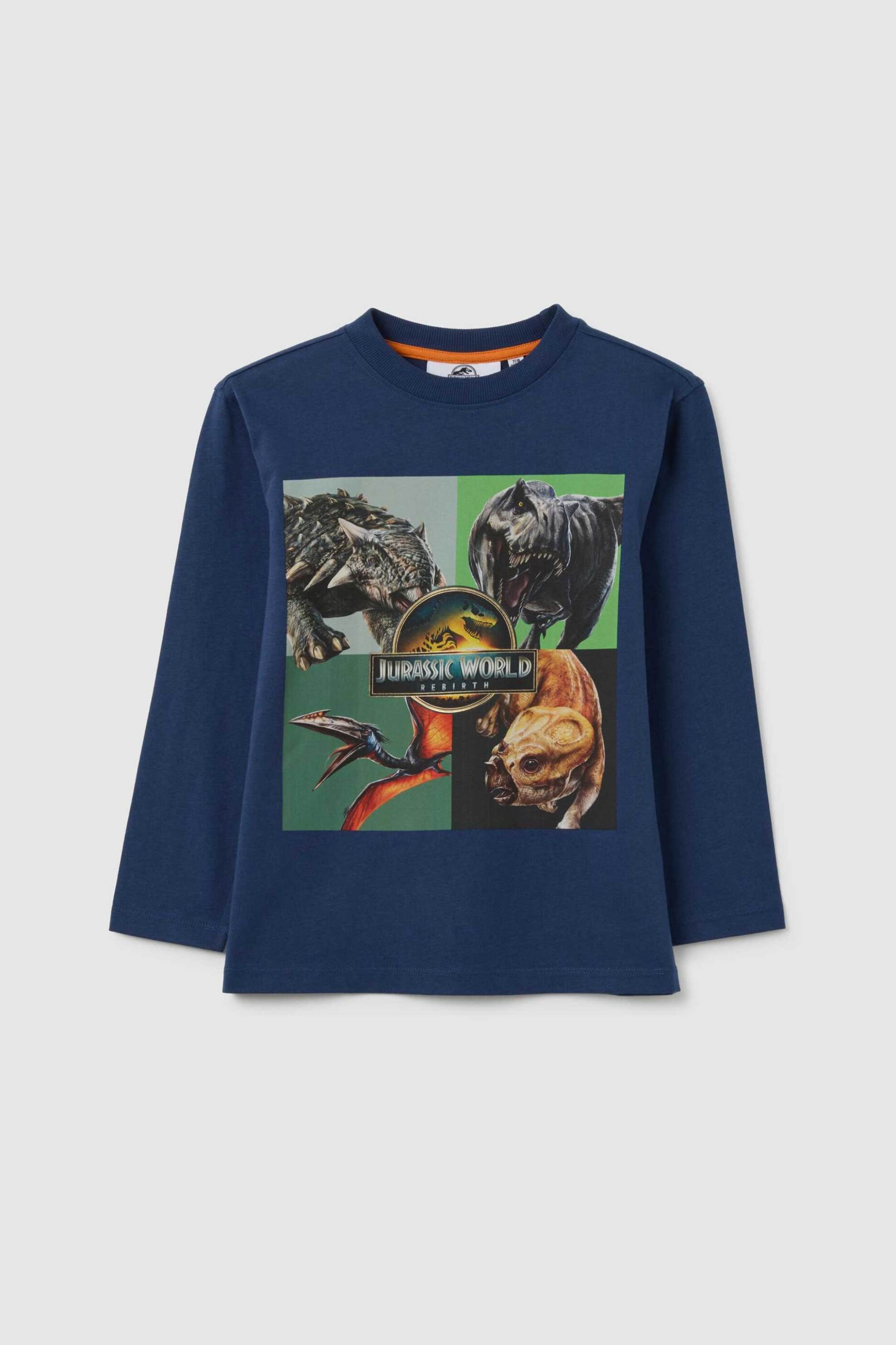 OVS KIDS OVS παιδική μακρυμάνικη μπλούζα με Jurassic World graphic print Regular Fit - 002401258 Μπλε