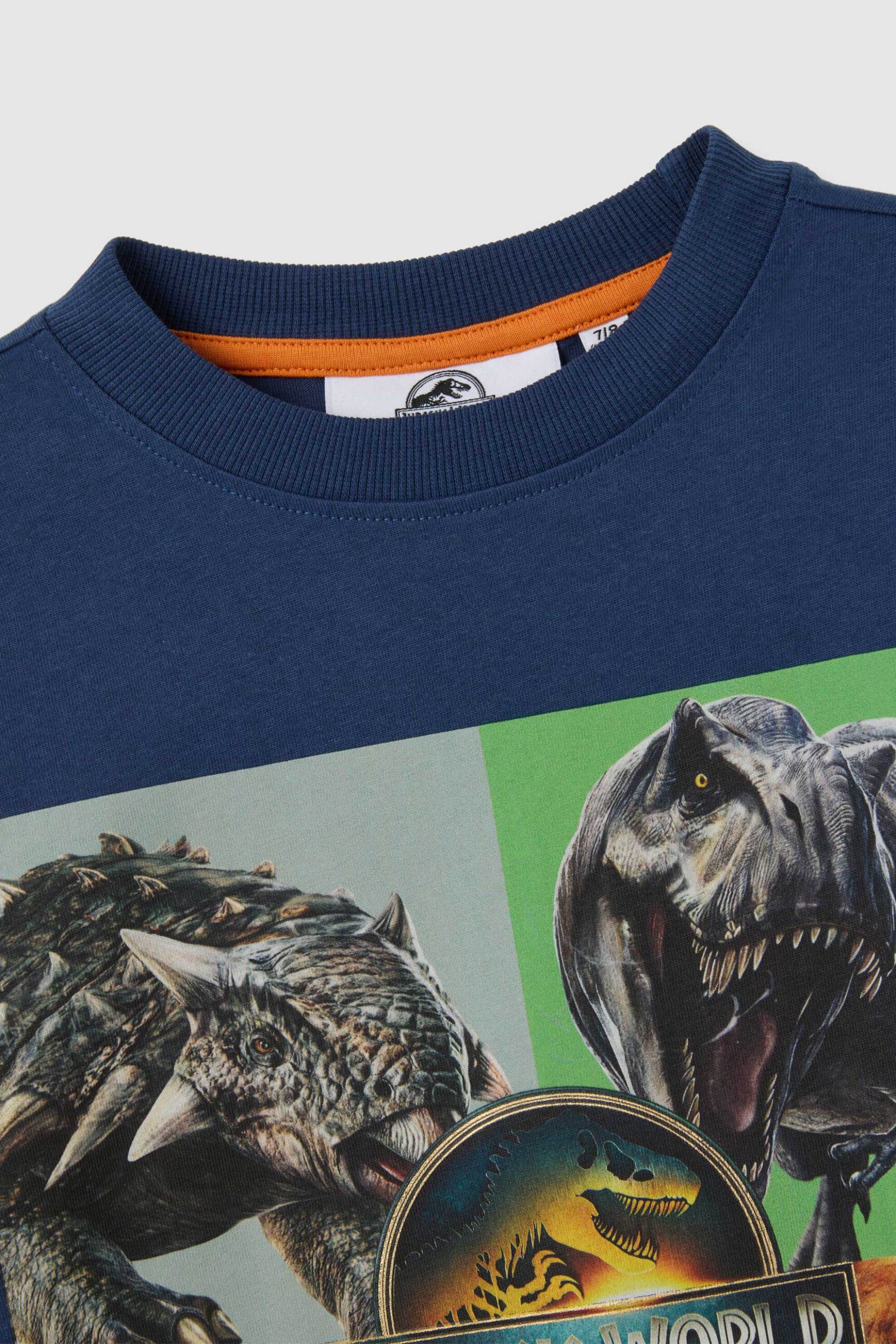 OVS παιδική μακρυμάνικη μπλούζα με Jurassic World graphic print Regular Fit - 002401258 Μπλε φωτογραφία