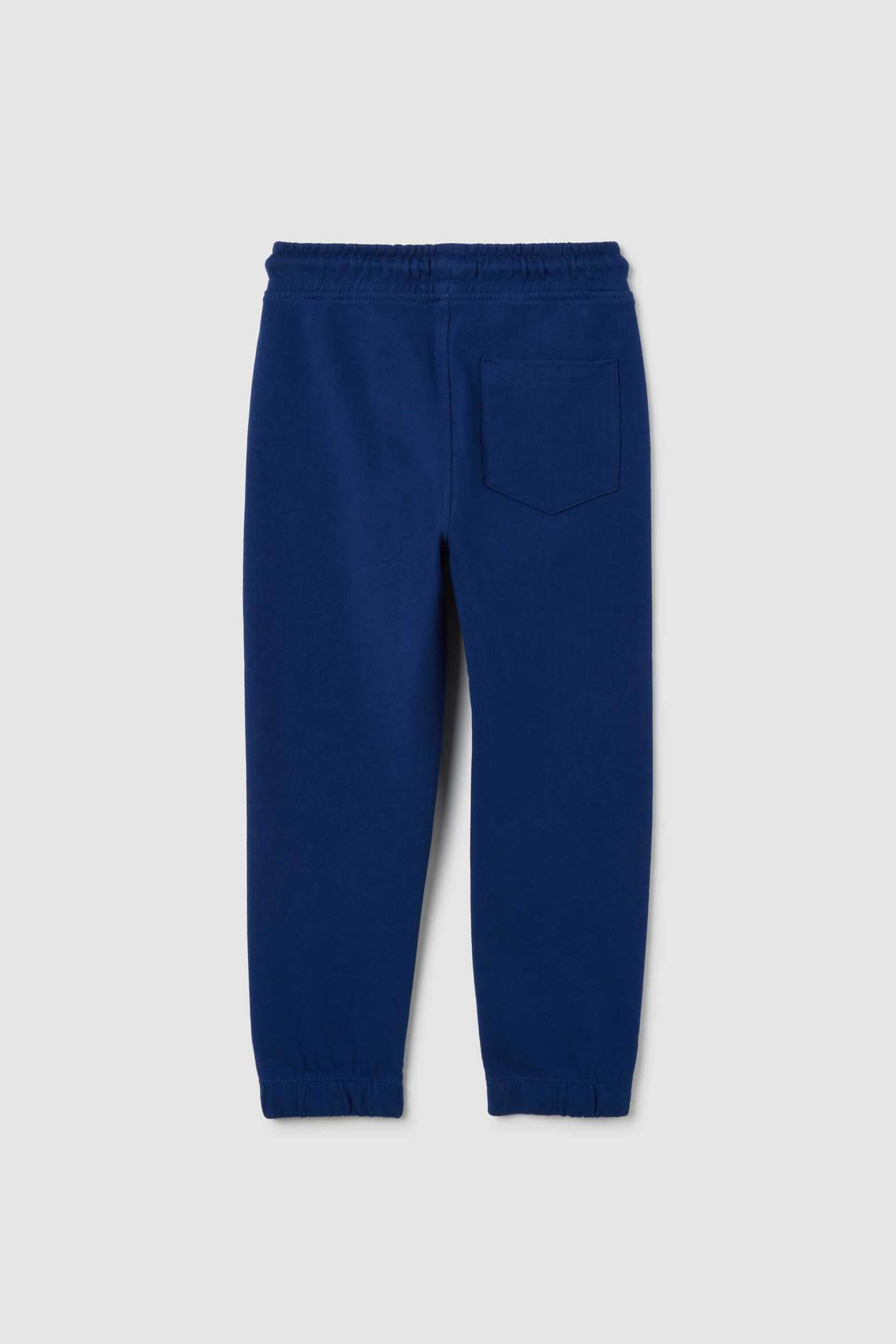 OVS παιδικό παντελόνι φόρμας με print Regular Fit - 002446089 Μπλε φωτογραφία