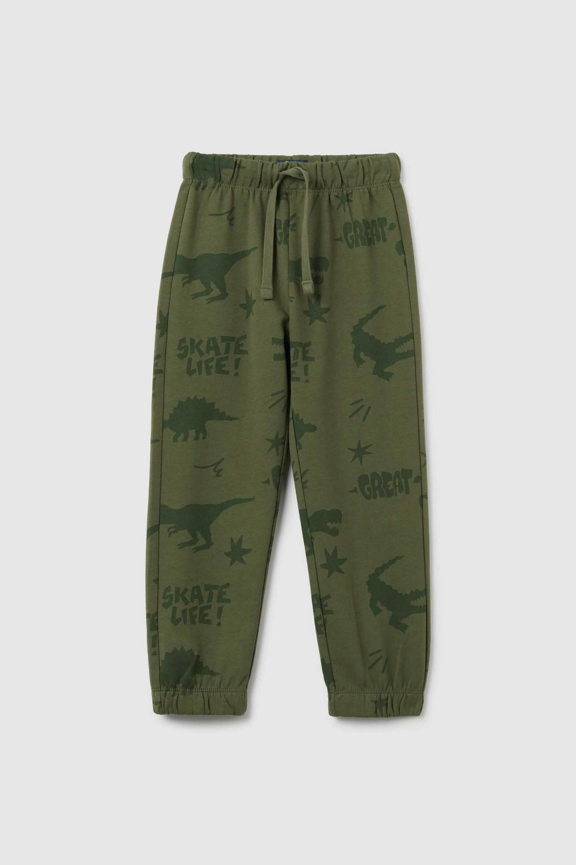 OVS KIDS OVS παιδικό παντελόνι φόρμας με all-over print Regular Fit - 002446143 Πράσινο