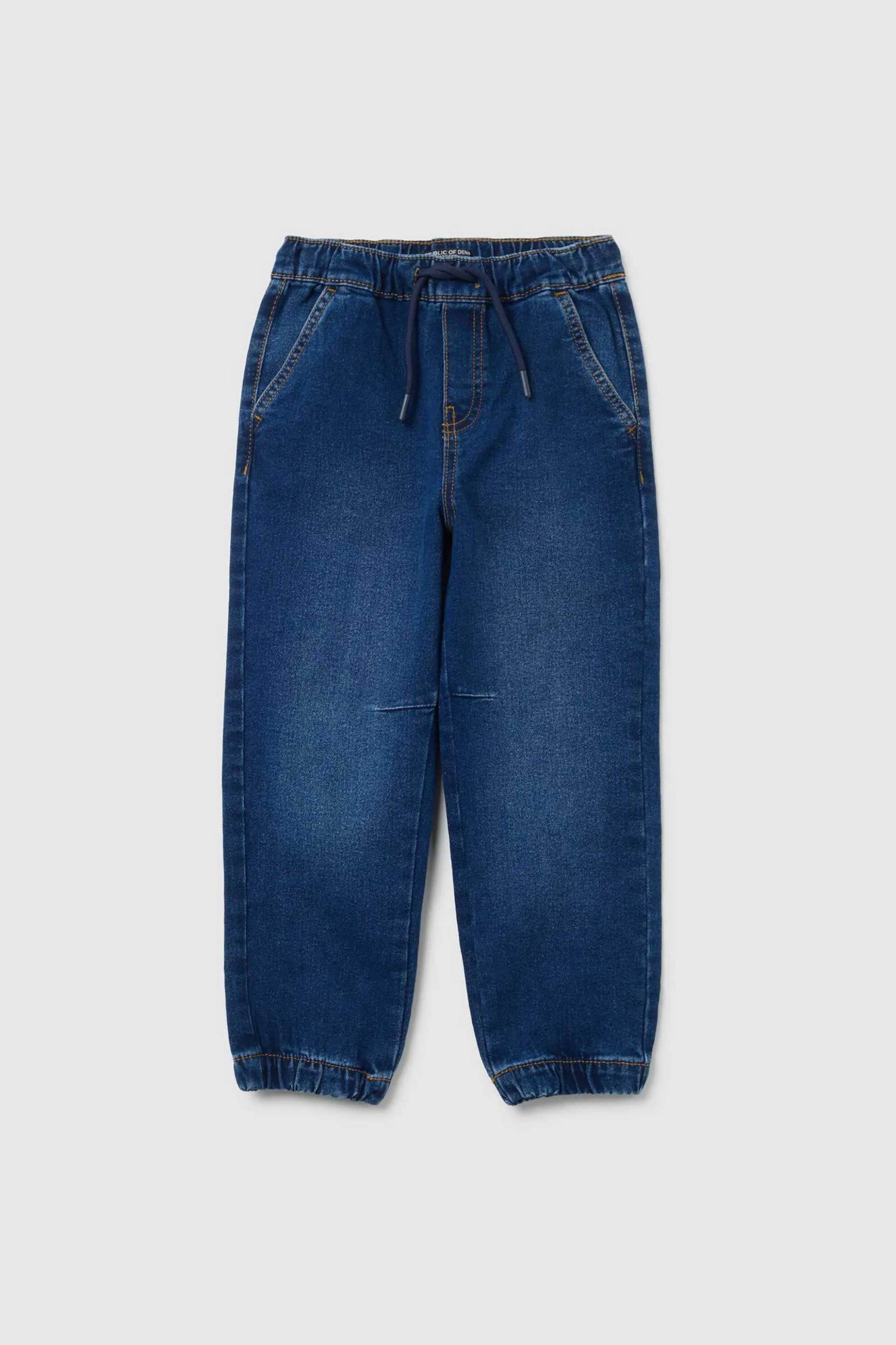 OVS KIDS OVS παιδικό τζιν παντελόνι με ελαστική μέση Relaxed Fit - 002397649 Denim Blue