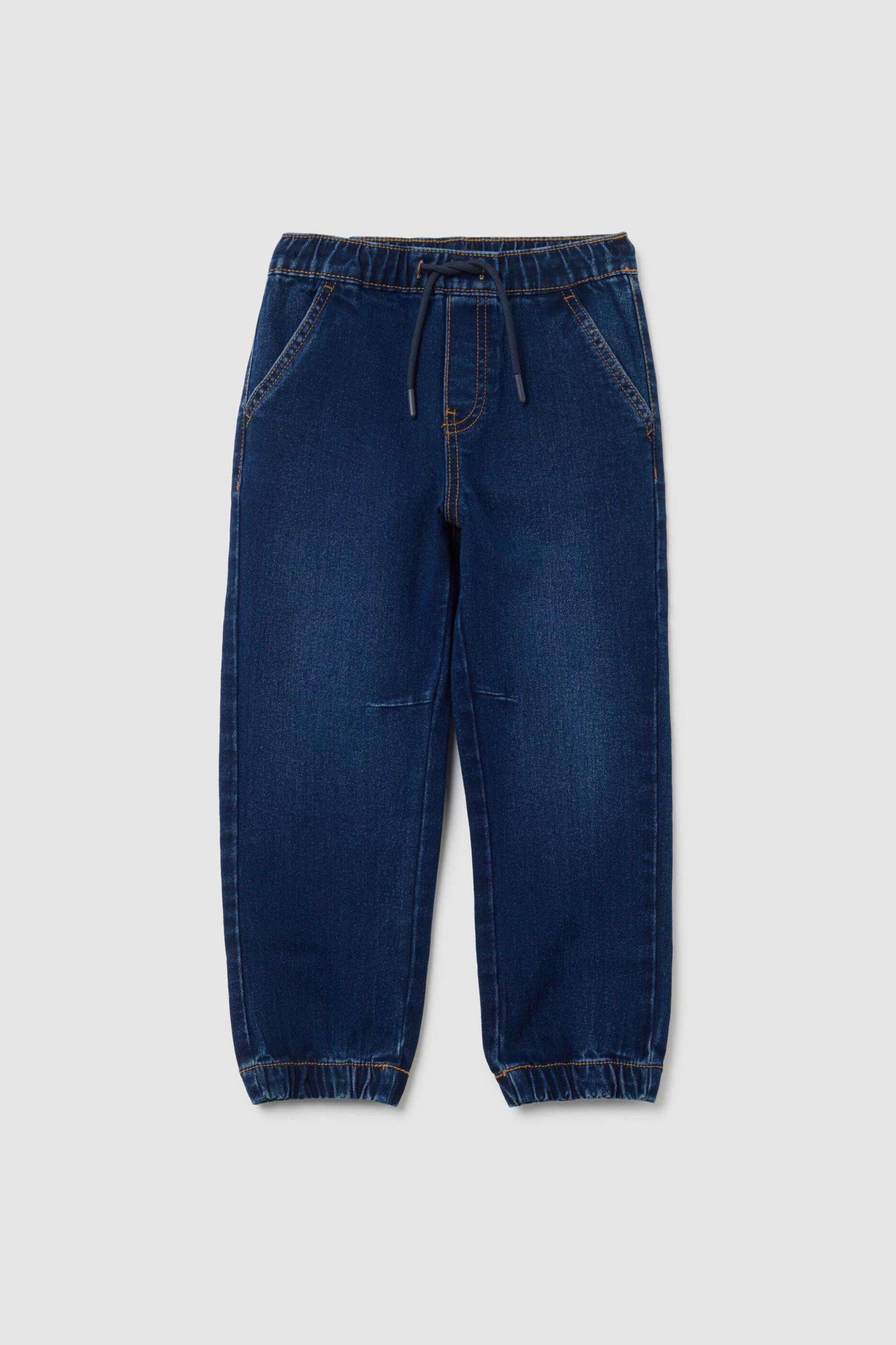 OVS KIDS OVS παιδικό denim παντελόνι με ελαστική μέση Relaxed Fit - 002397656 Denim Blue