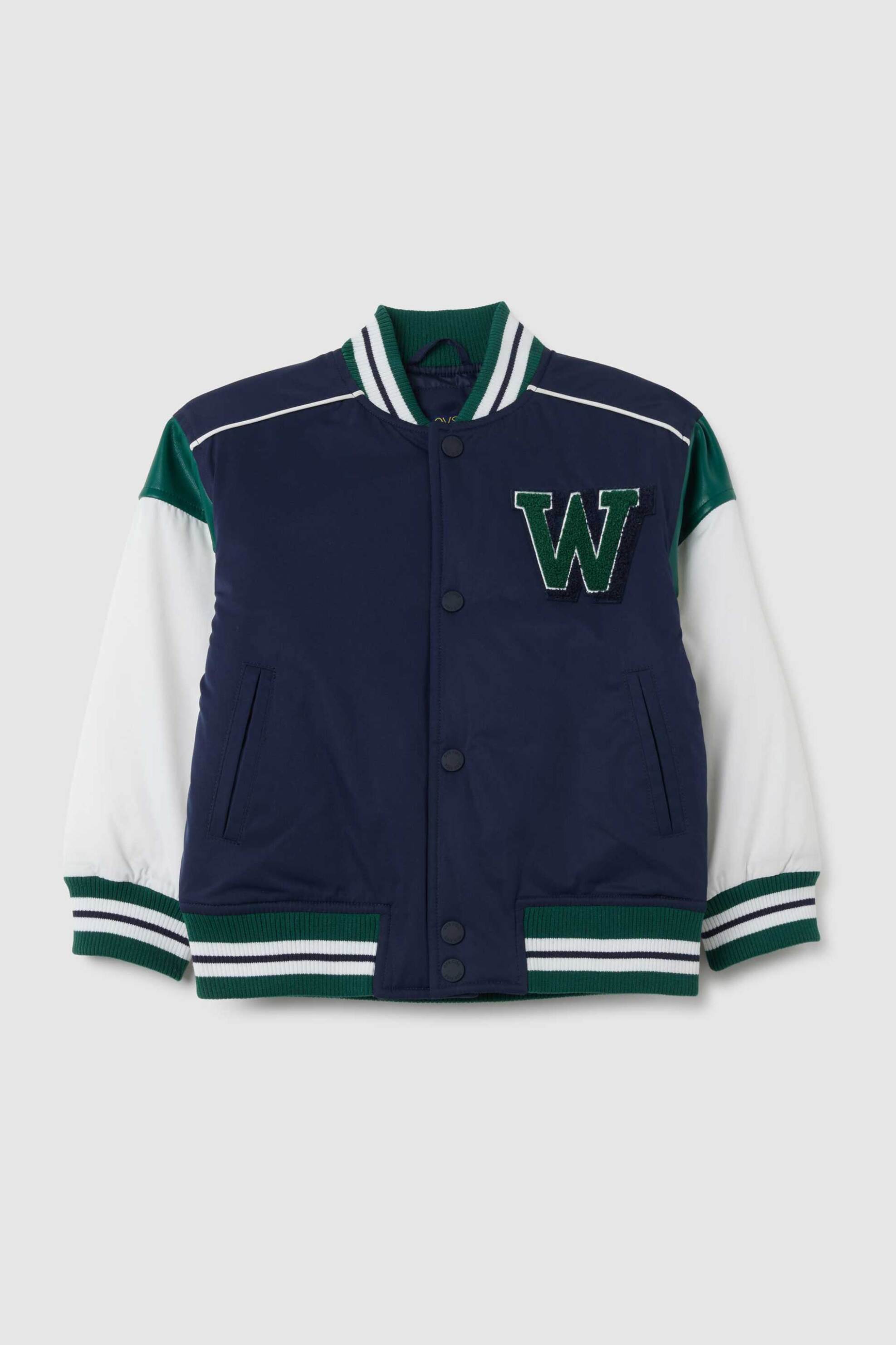 OVS παιδικό jacket με κεντημένο print Regular Fit - 002400517 Μπλε