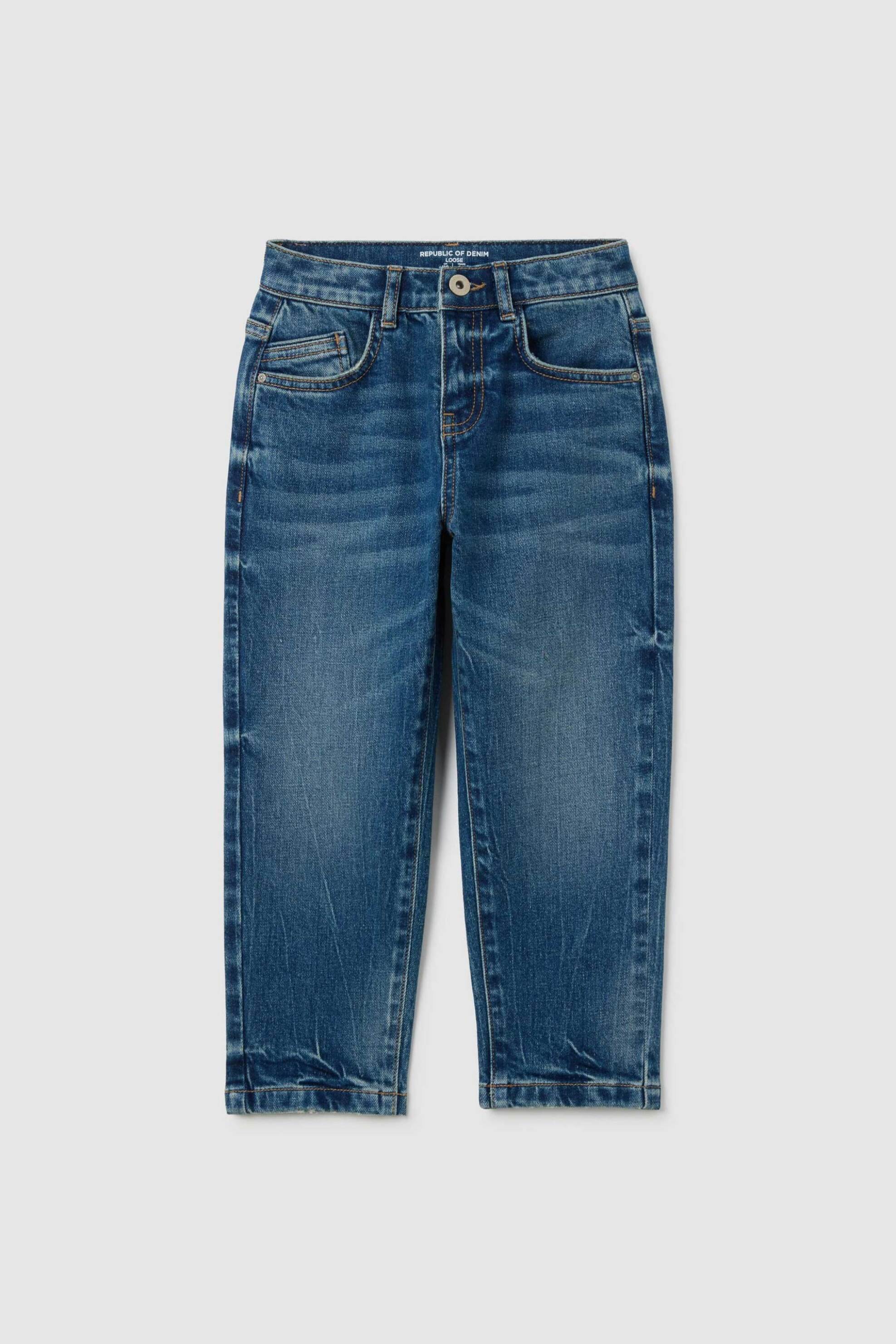 OVS KIDS OVS παιδικό τζιν παντελόνι πεντάτσεπο Regular Fit - 002401920 Denim Blue