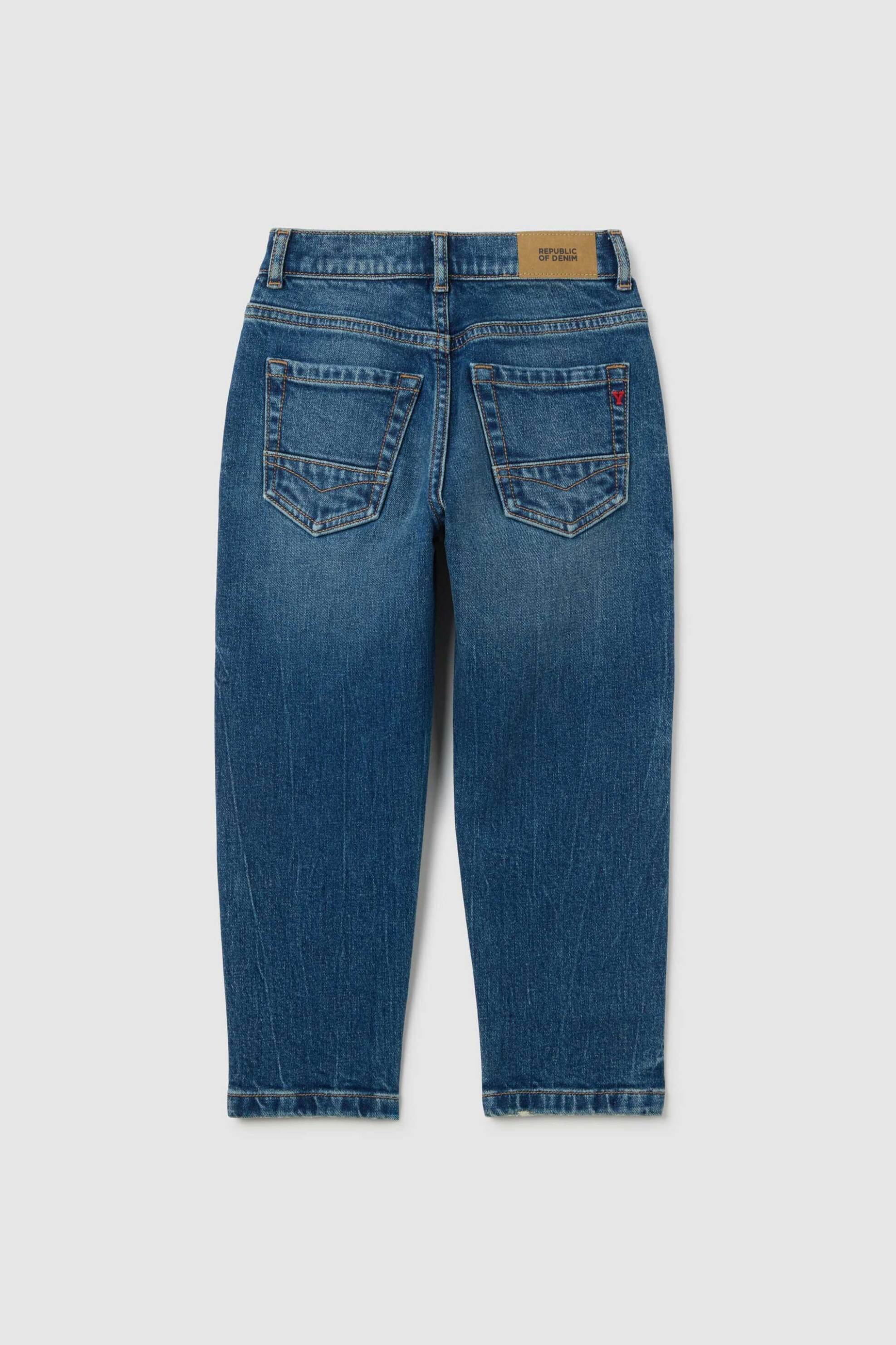 OVS παιδικό τζιν παντελόνι πεντάτσεπο Regular Fit - 002401920 Denim Blue φωτογραφία