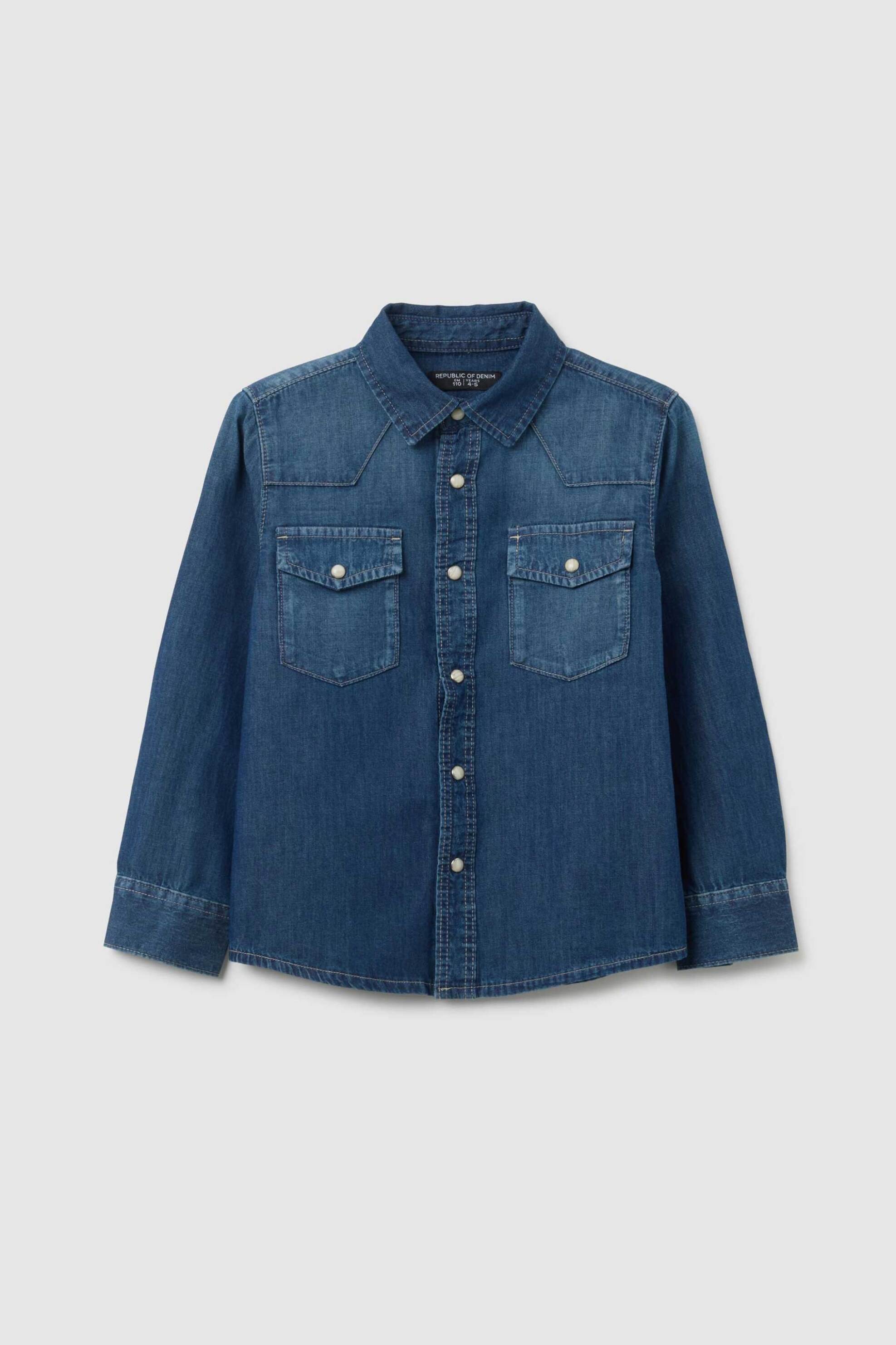 OVS παιδικό denim jacket Regular Fit - 002416567 Denim Blue