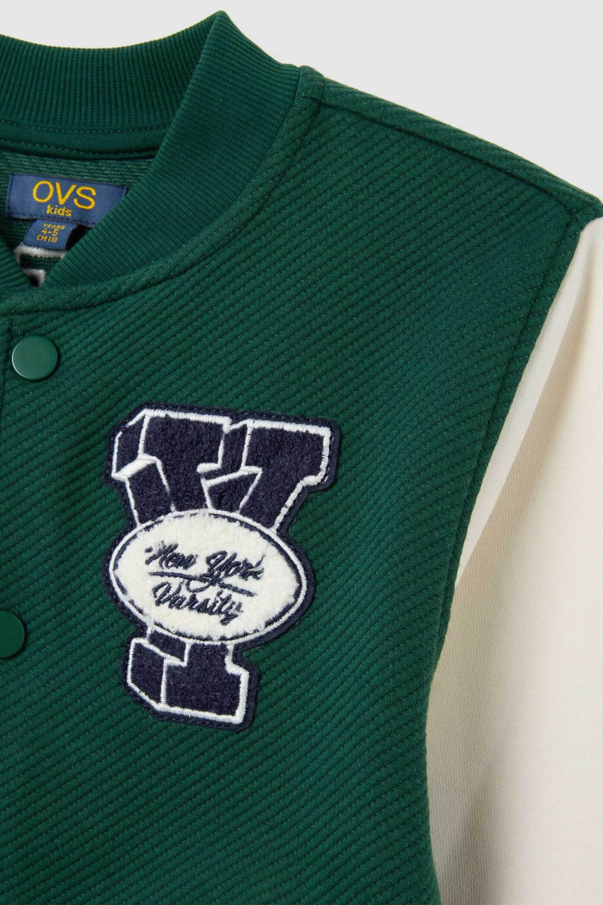 OVS παιδική ζακέτα φούτερ με print Oversized Fit - 002448537 Πράσινο φωτογραφία