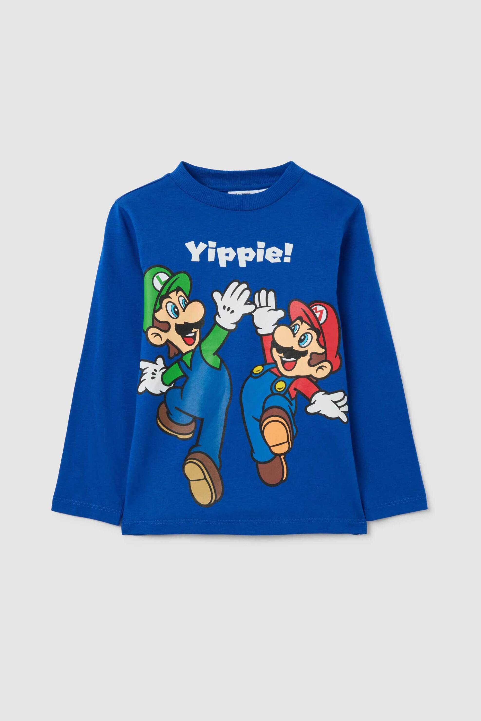 OVS KIDS OVS παιδική μακρυμάνικη μπλούζα με print - 002397558 Μπλε