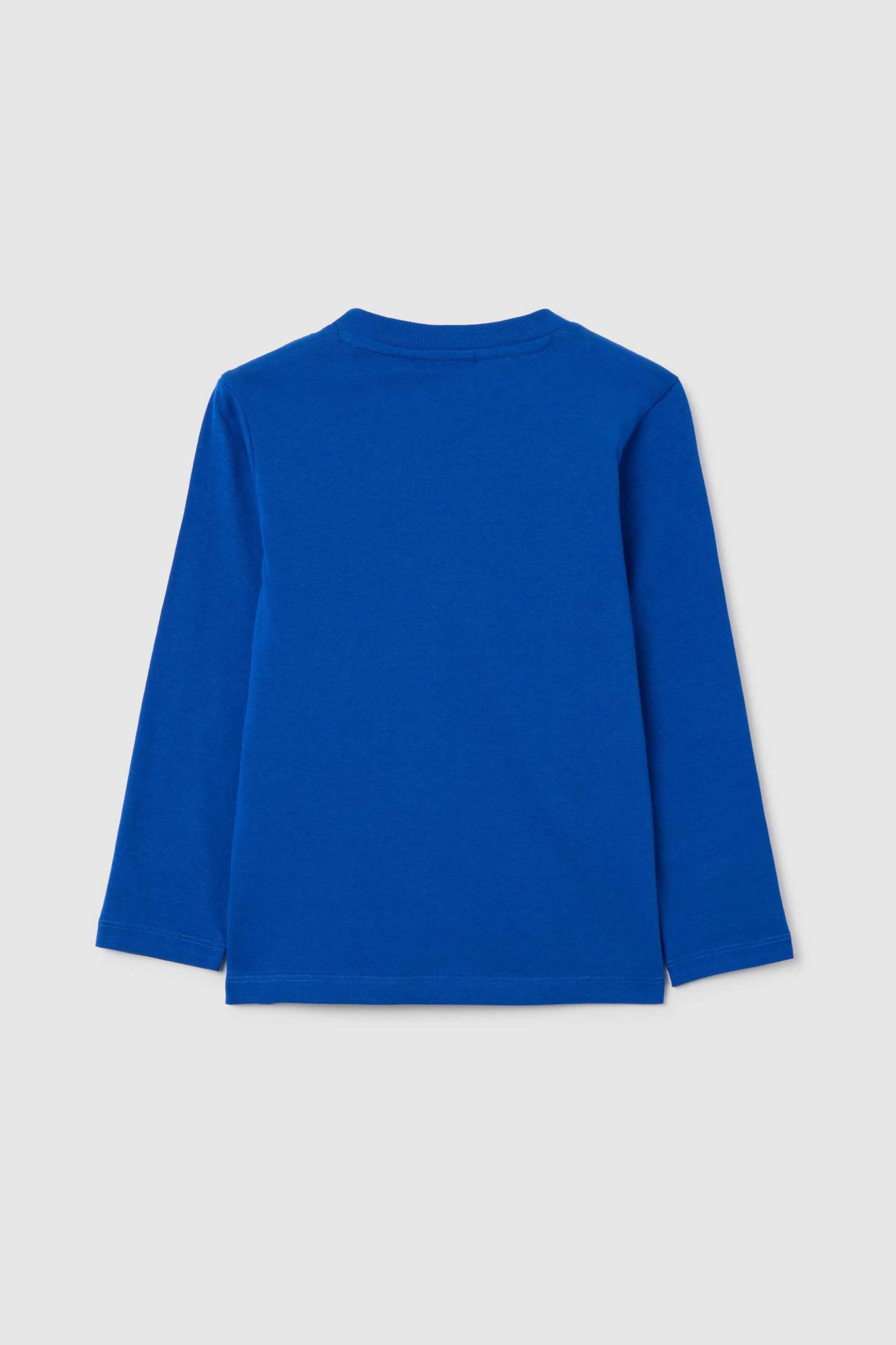 OVS παιδική μακρυμάνικη μπλούζα με print - 002397558 Μπλε φωτογραφία