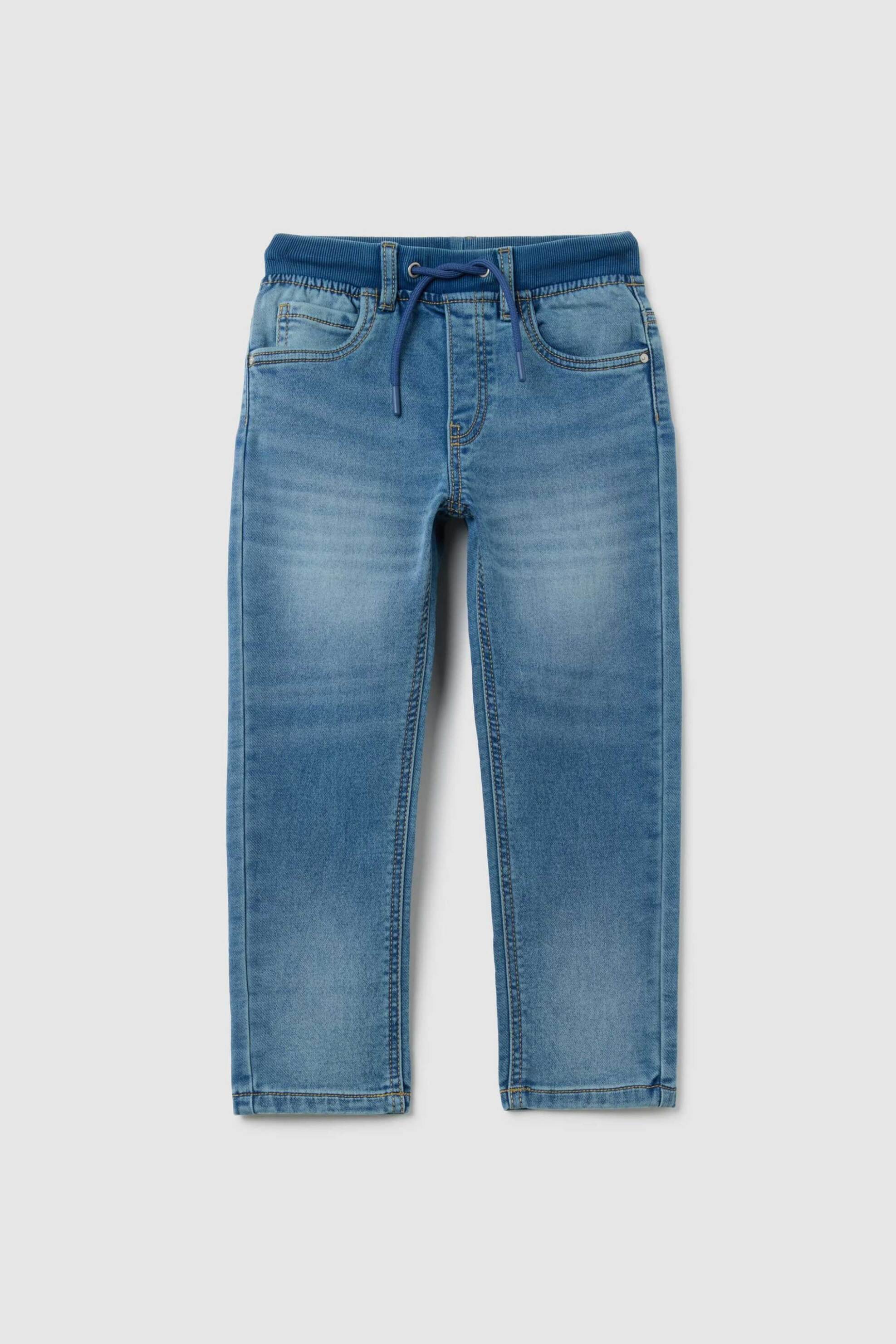 OVS KIDS OVS παιδικό τζιν παντελόνι με ελαστική μέση Relaxed Fit - 002397670 Denim Blue