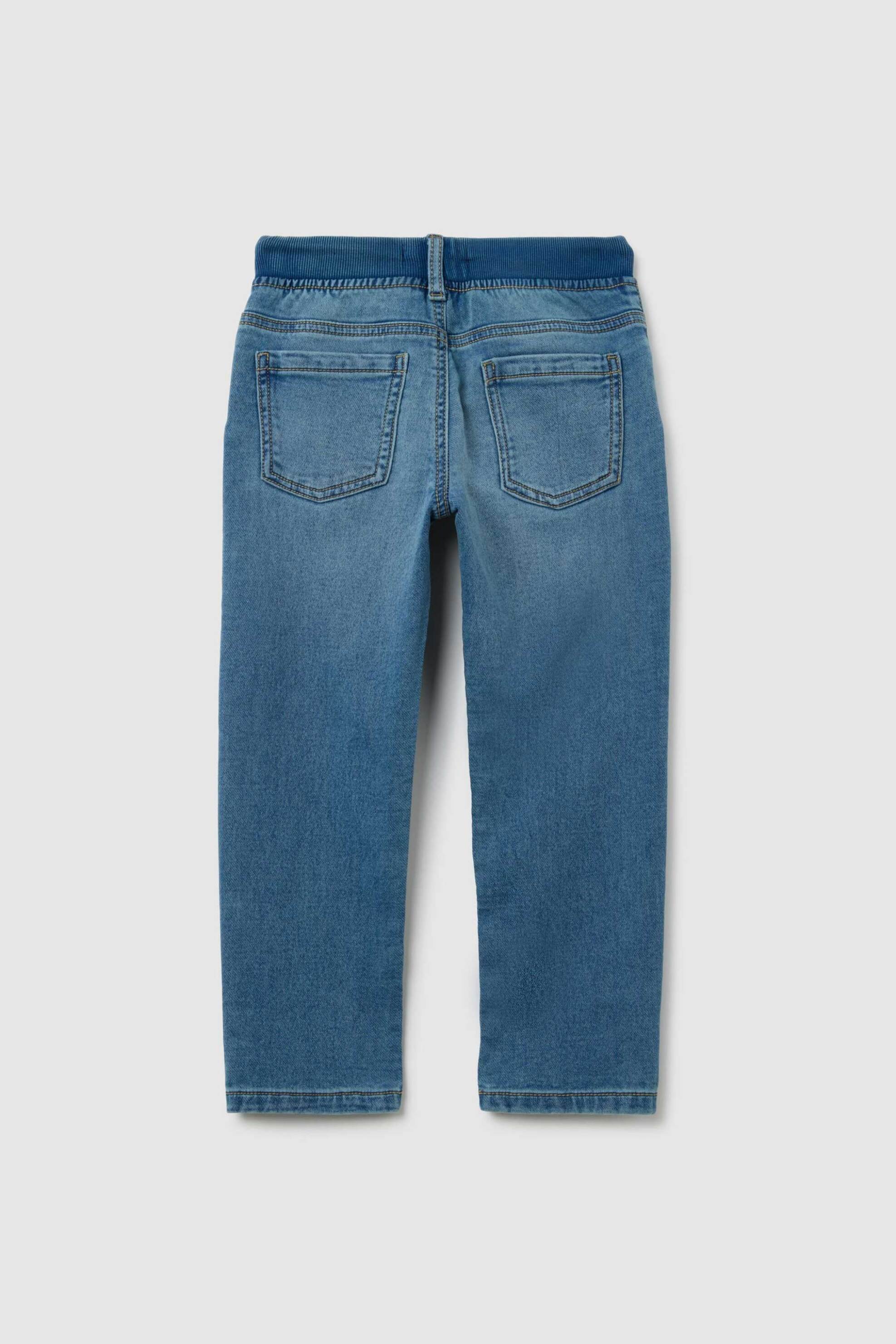 OVS παιδικό τζιν παντελόνι με ελαστική μέση Relaxed Fit - 002397670 Denim Blue φωτογραφία