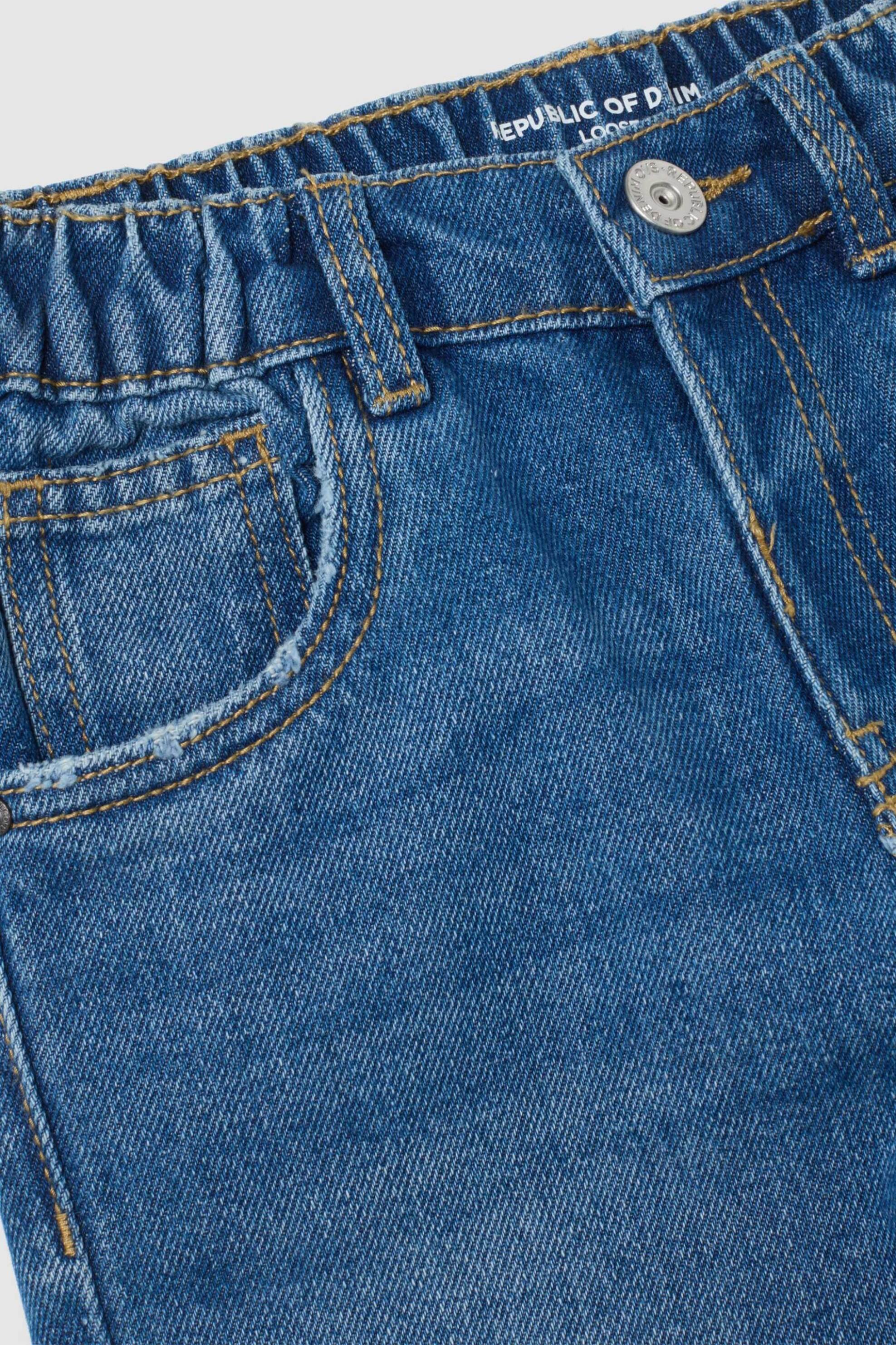 OVS παιδικό τζιν παντελόνι με ελαστική μέση Relaxed Fit - 002398136 Denim Blue φωτογραφία