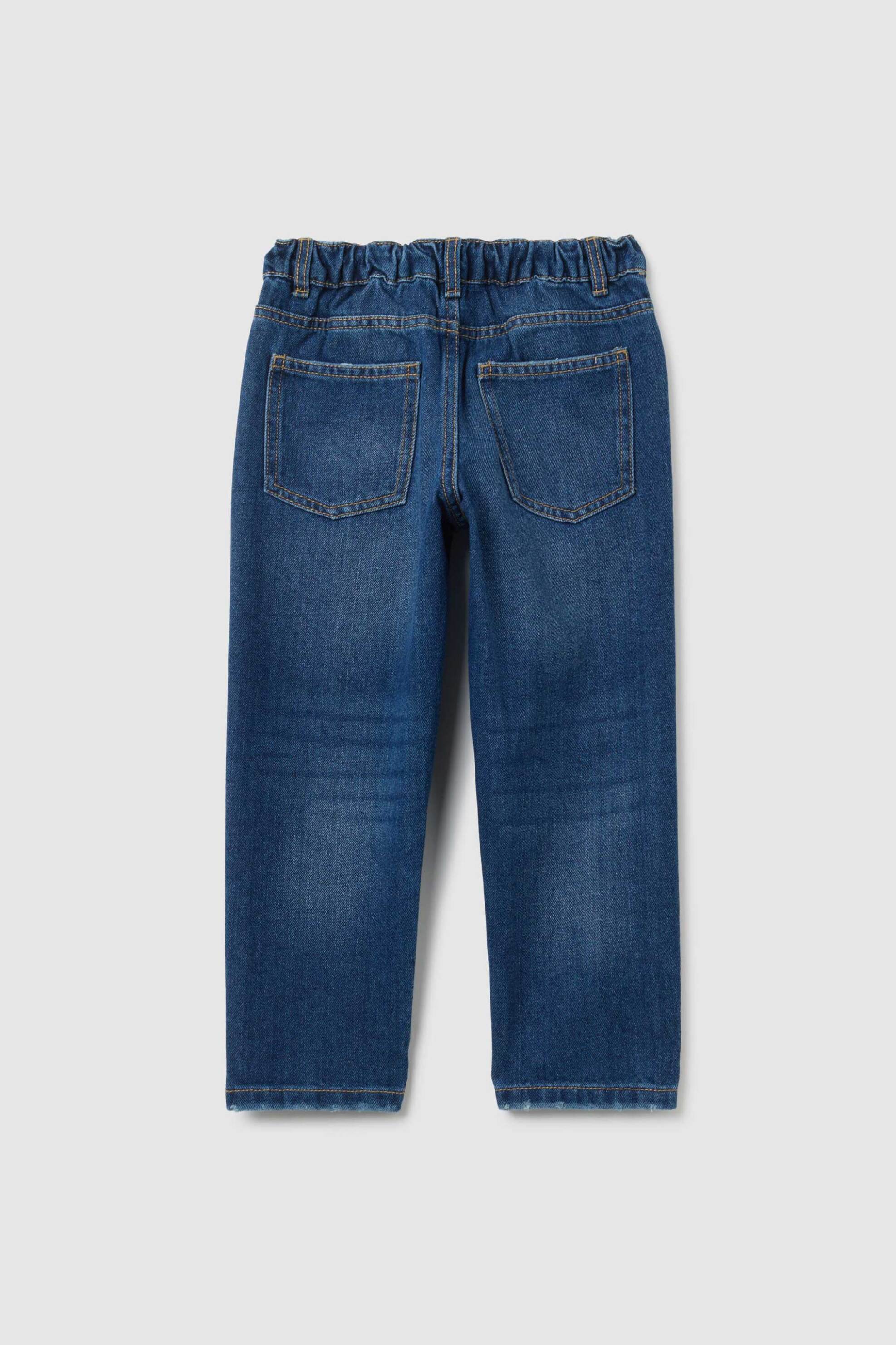 OVS παιδικό τζιν παντελόνι με ελαστική μέση Relaxed Fit - 002398566 Denim Blue φωτογραφία