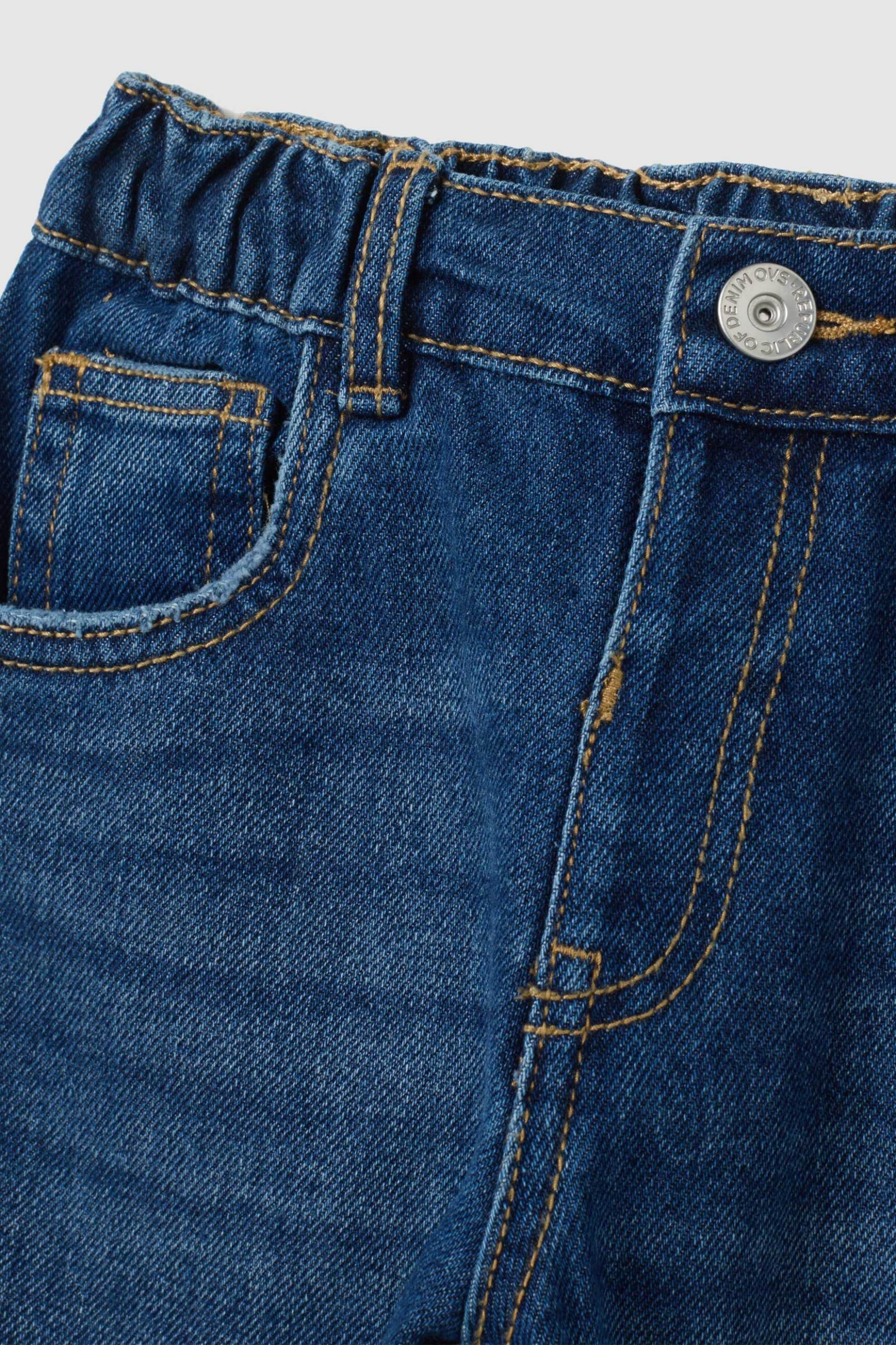 OVS παιδικό τζιν παντελόνι με ελαστική μέση Relaxed Fit - 002398566 Denim Blue φωτογραφία