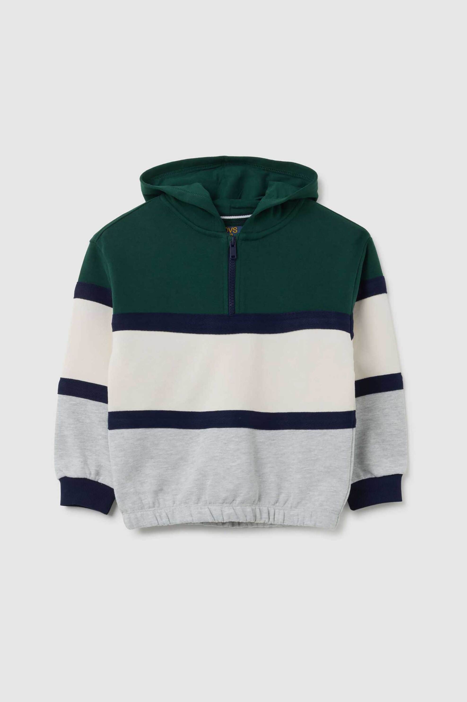 OVS παιδικό φούτερ με ριγέ σχέδιο Regular Fit - 002448452 Πράσινο