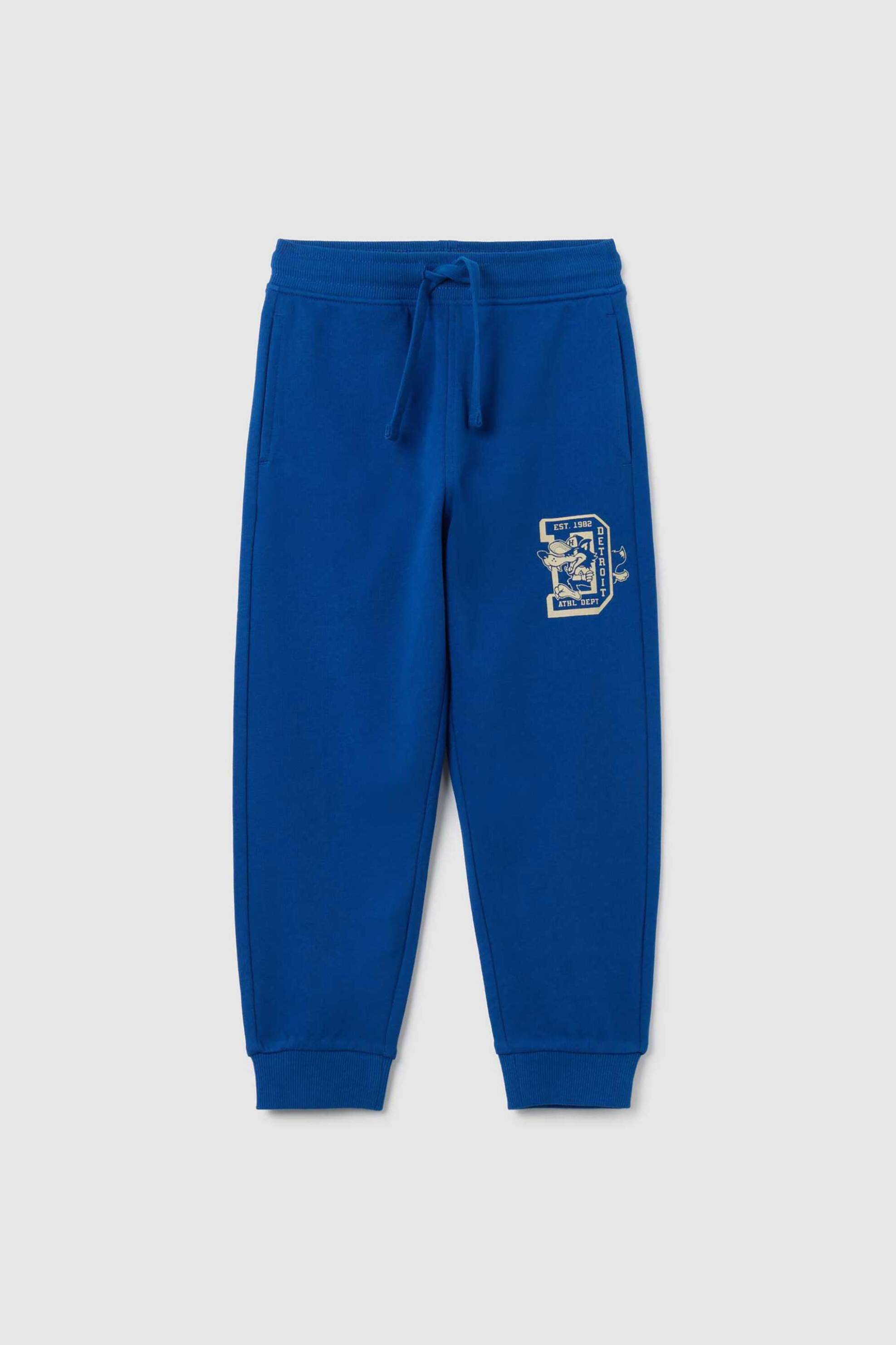 OVS KIDS OVS παιδικό παντελόνι φόρμας με print Regular Fit - 002448627 Μπλε