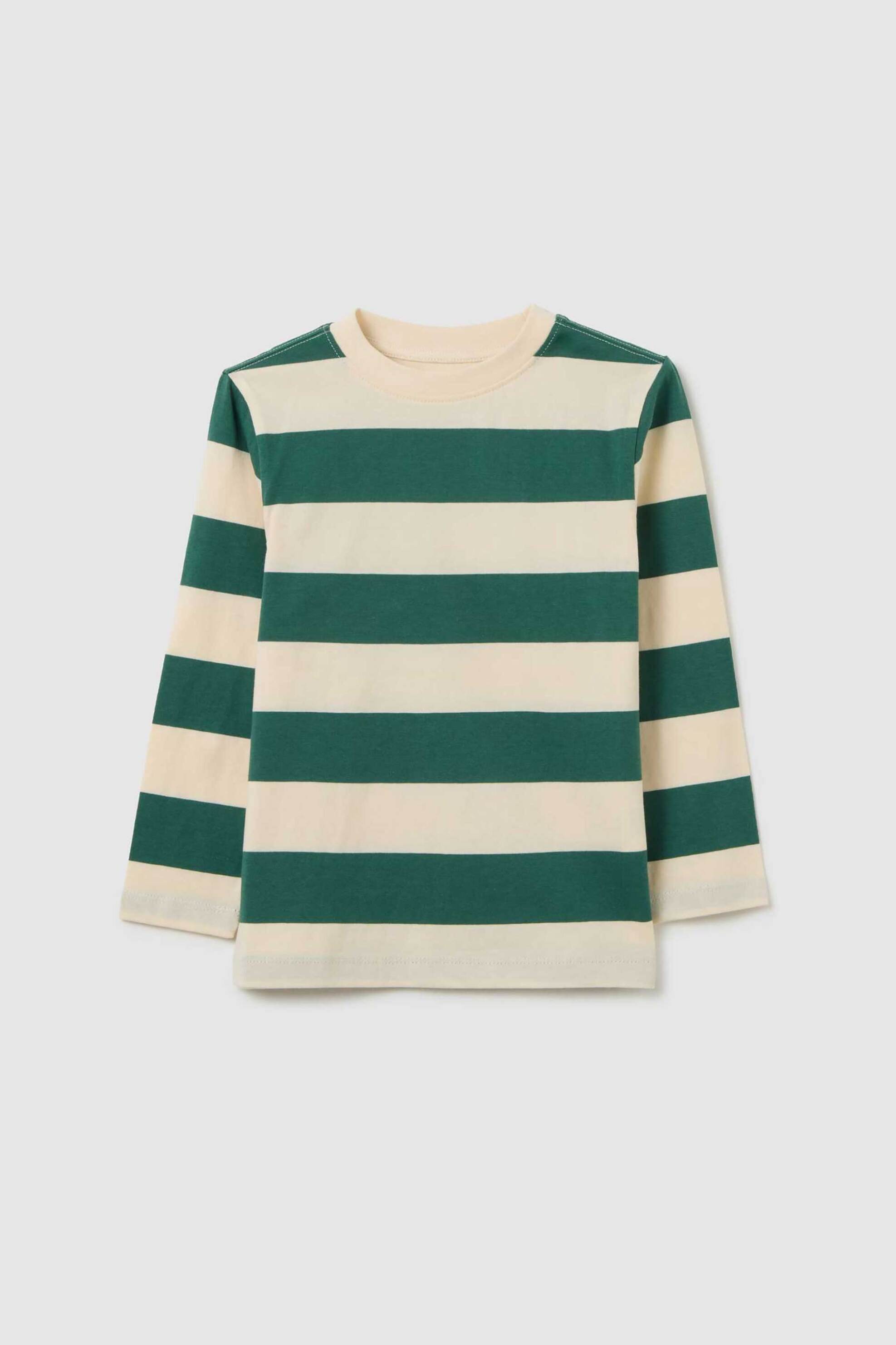 OVS KIDS OVS παιδική μπλούζα με ριγέ σχέδιο - 002455265 Πράσινο