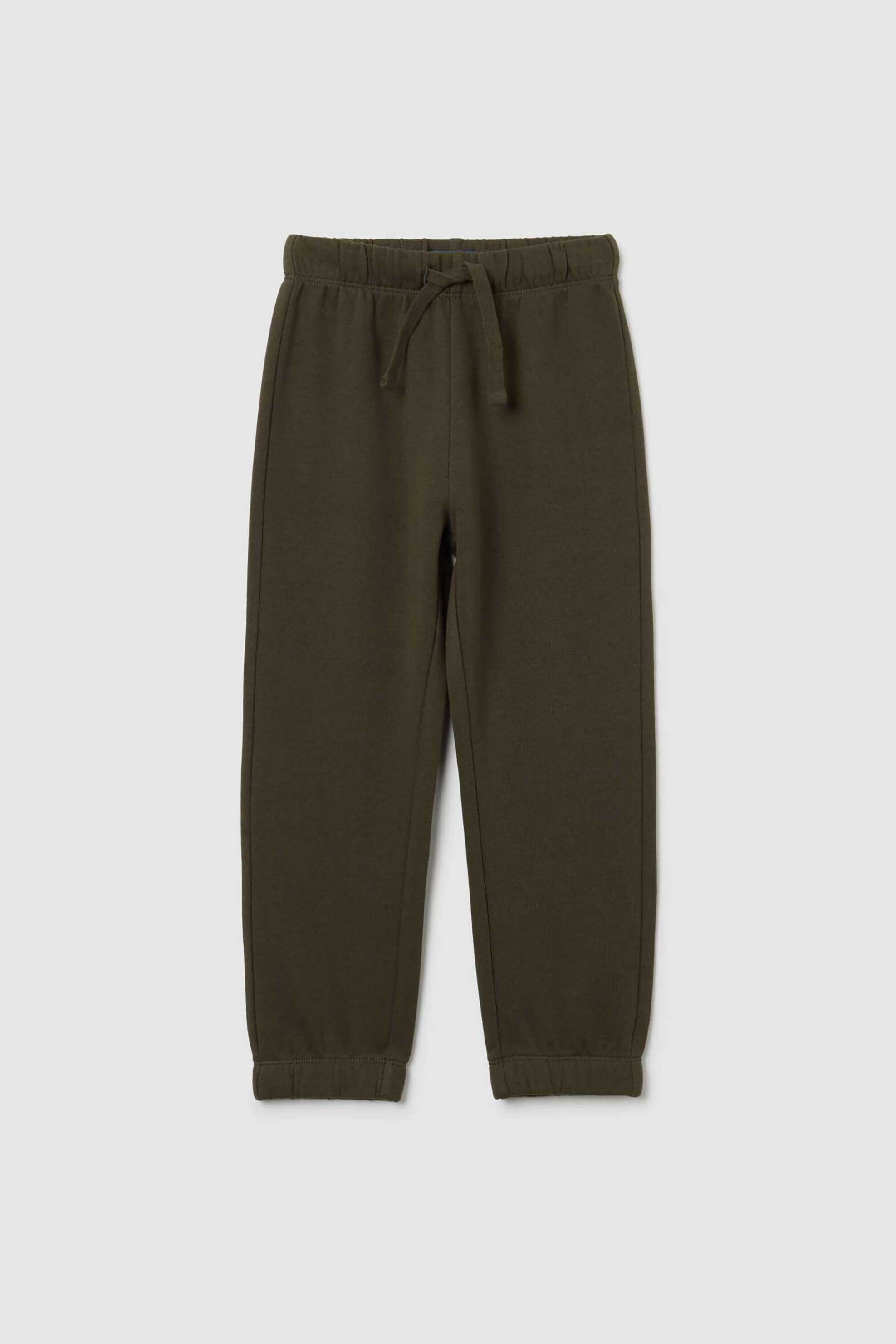 OVS παιδικό παντελόνι φόρμας με ελαστική μέση μονόχρωμο Regular Fit - 002481131 Πράσινο