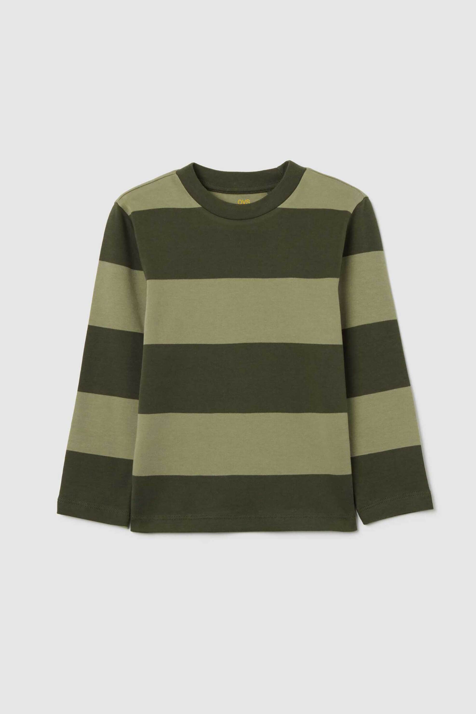 OVS παιδική μπλούζα με ριγέ σχέδιο Regular Fit - 002481194 Πράσινο