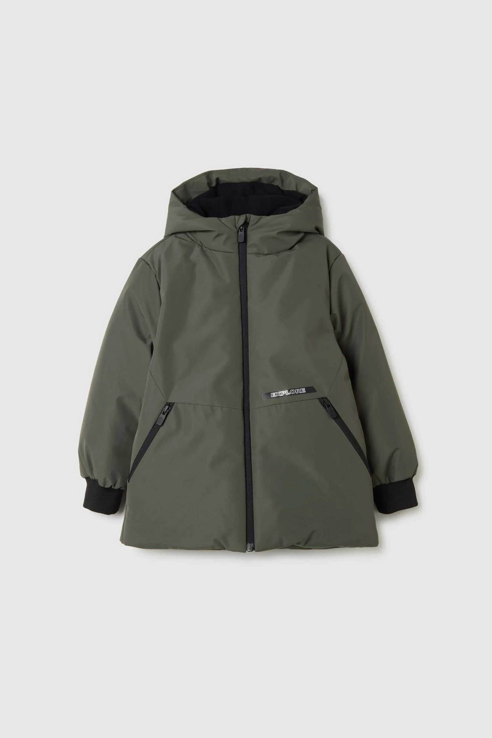 OVS παιδικό μπουφάν με κουκούλα Regular Fit - 002447104 Πράσινο