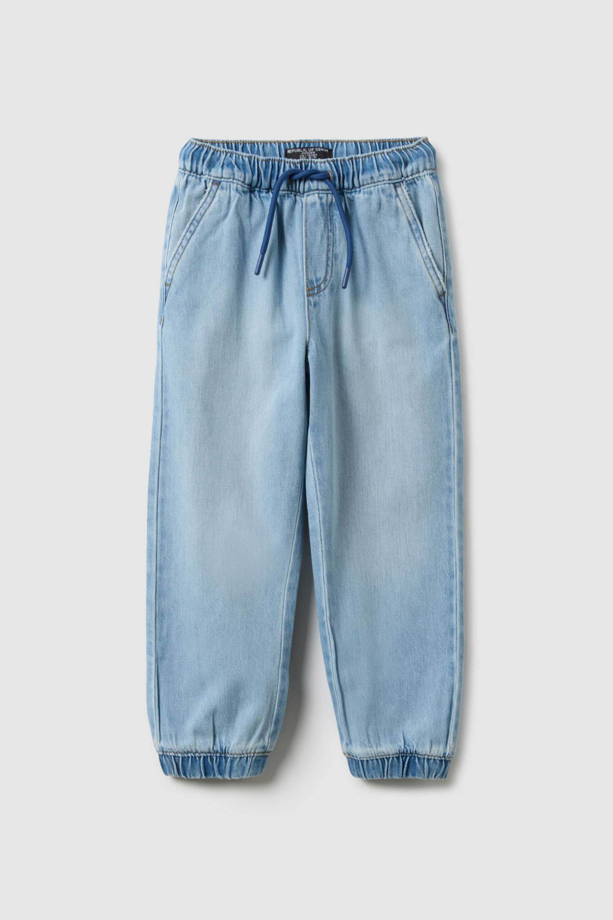 OVS παιδικό τζιν παντελόνι με ελαστική μέση Regular Fit - 002515220 Denim Blue