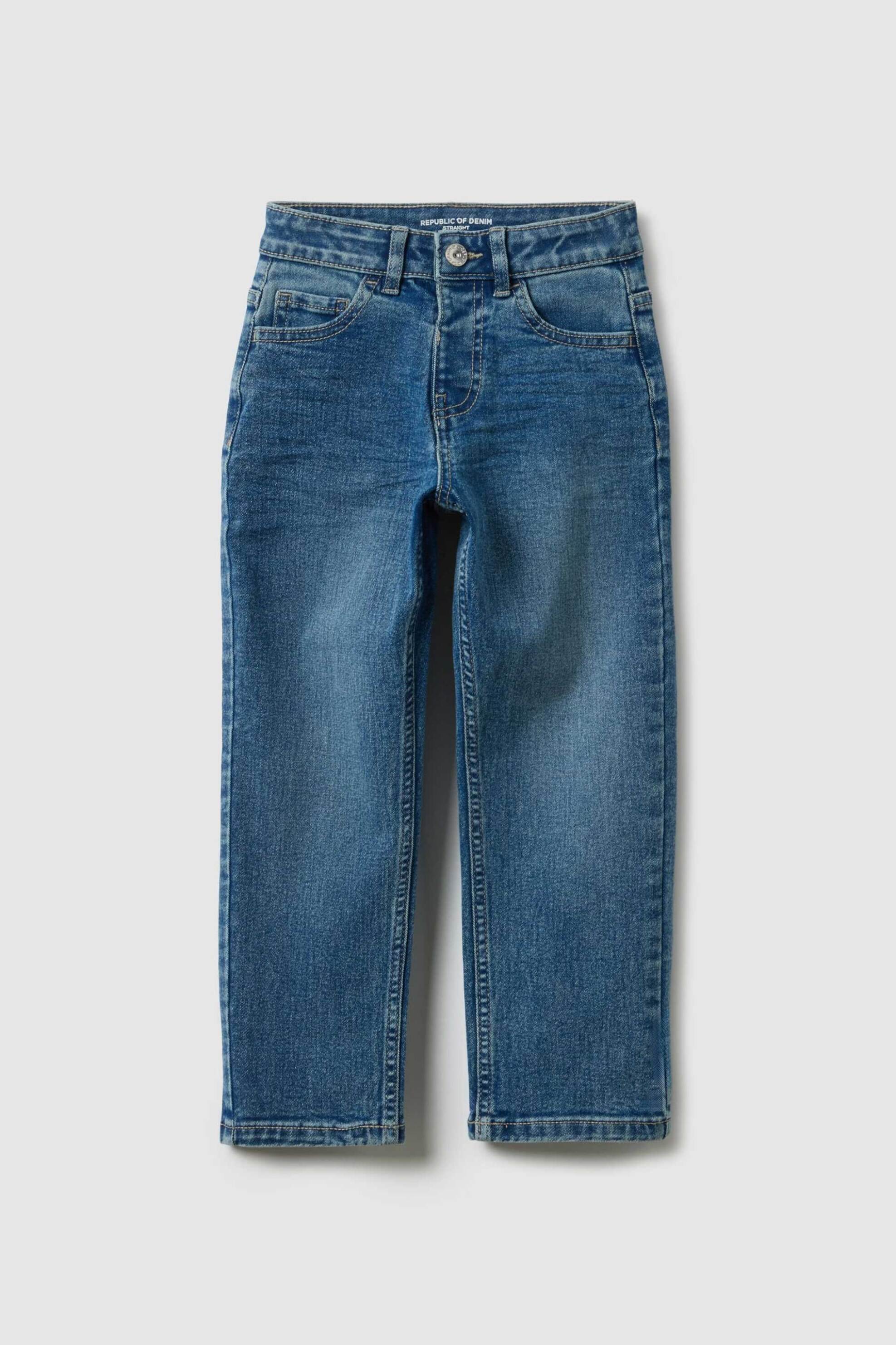 OVS παιδικό τζιν παντελόνι Regular Fit - 002518583 Denim Blue Σκούρο