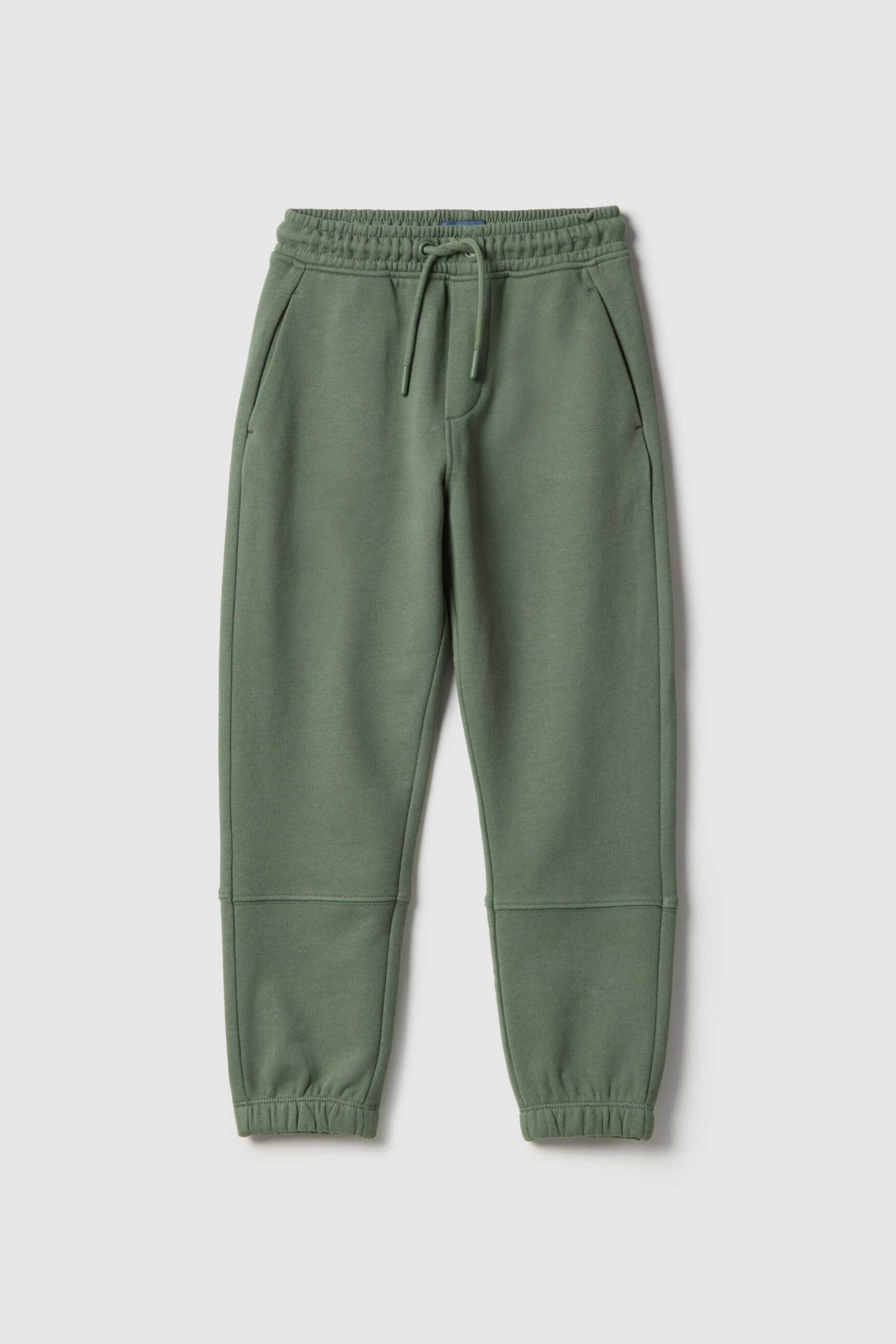 OVS παιδικό παντελόνι φόρμας με ελαστική μέση μονόχρωμο Regular Fit - 002518618 Πράσινο