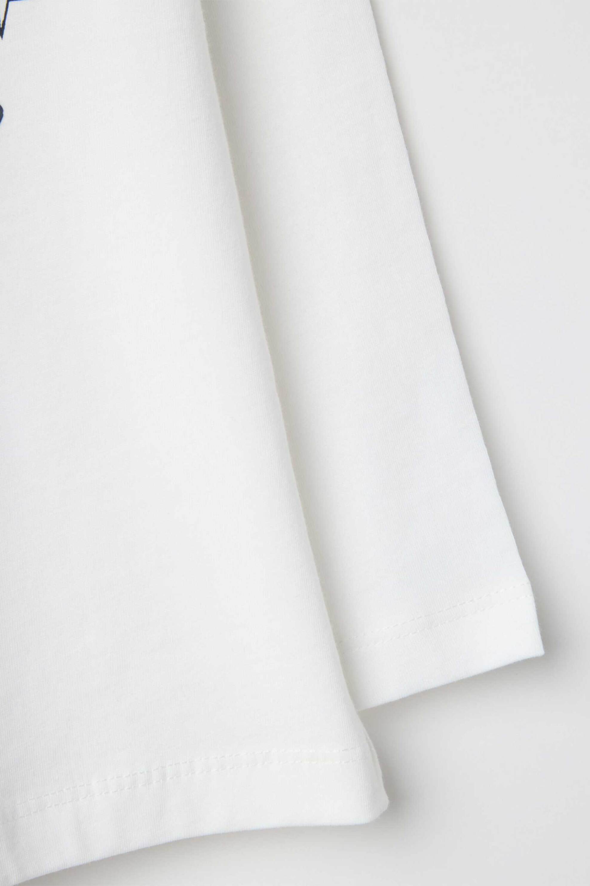 OVS παιδική μπλούζα με print Regular Fit - 002518791 Λευκό φωτογραφία
