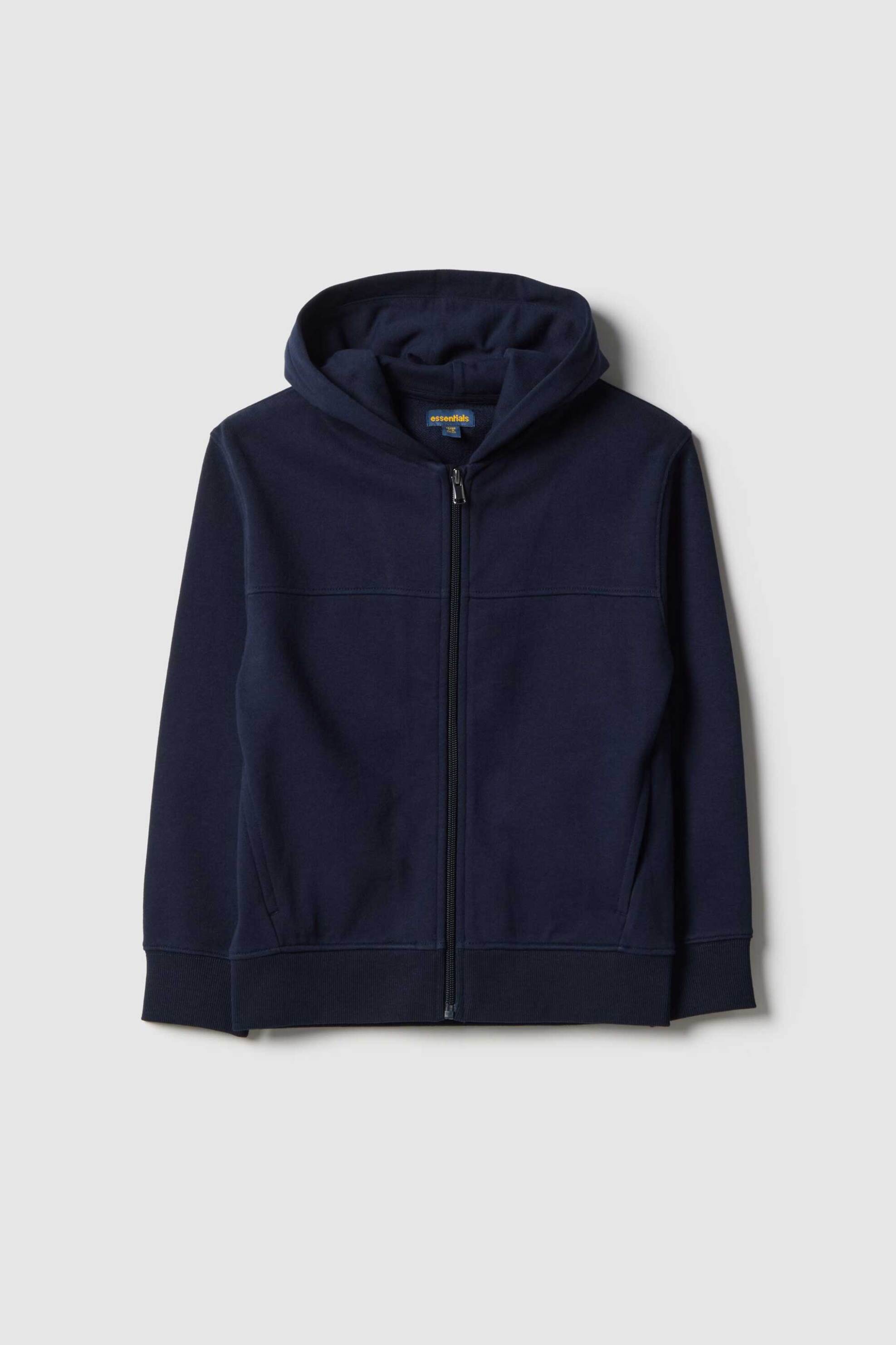 OVS παιδική ζακέτα φούτερ μονόχρωμη Regular Fit - 002518841 Μπλε Σκούρο