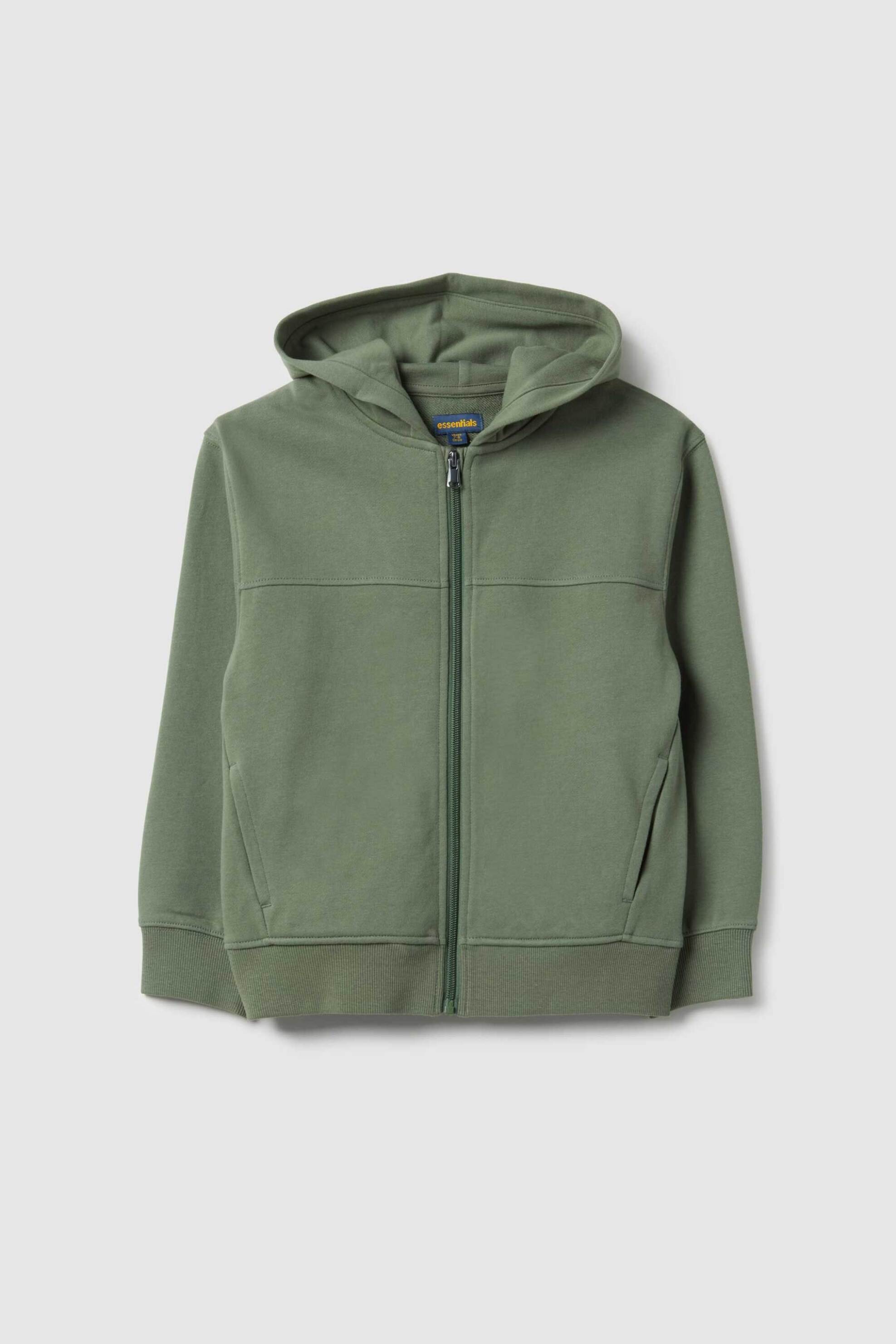 OVS παιδική ζακέτα φούτερ μονόχρωμη Regular Fit - 002518848 Χακί