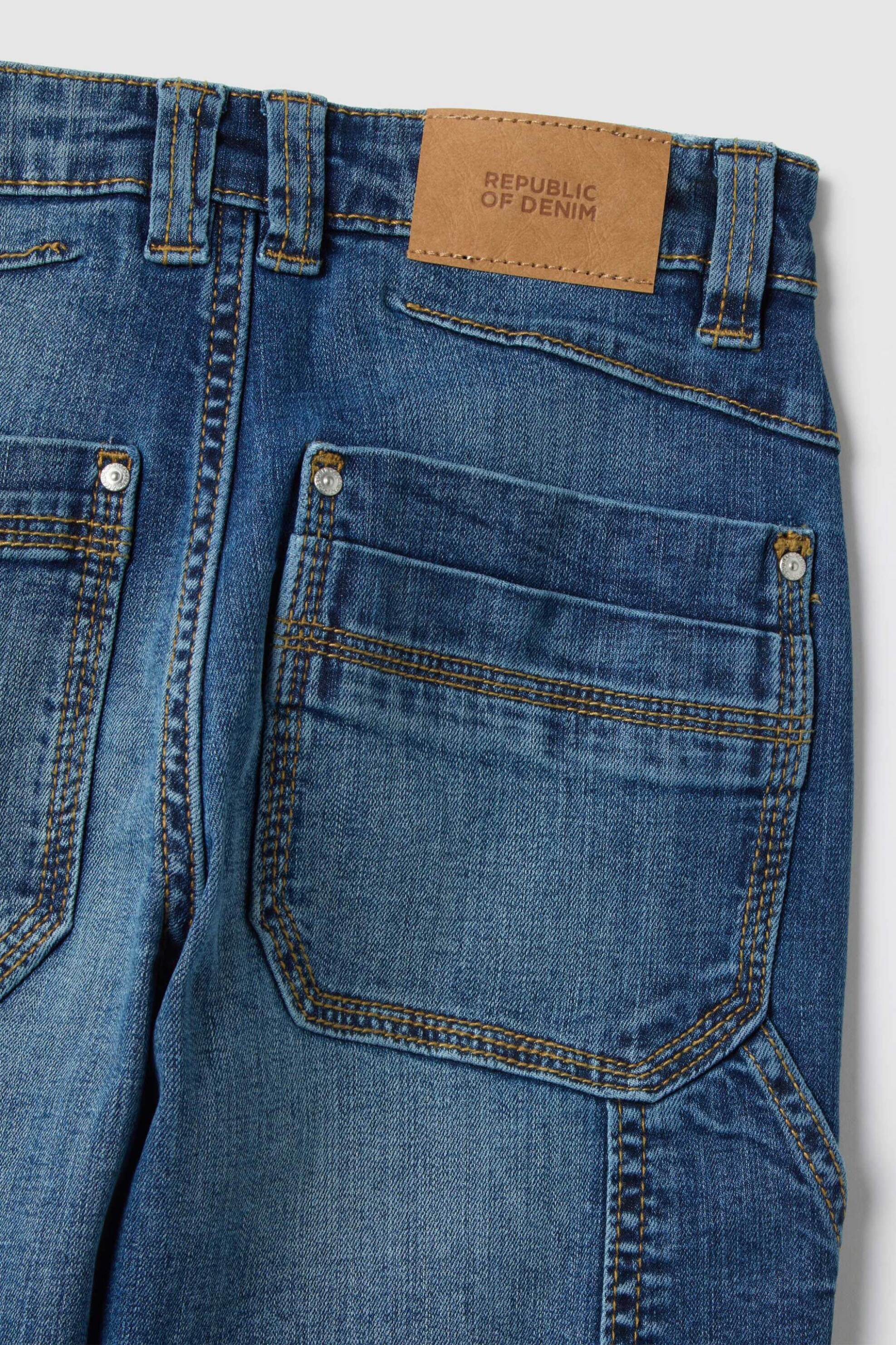 Ovs Παιδικό Τζιν Παντελόνι Πεντάτσεπο Loose Fit - 002519586 Denim Blue Σκούρο