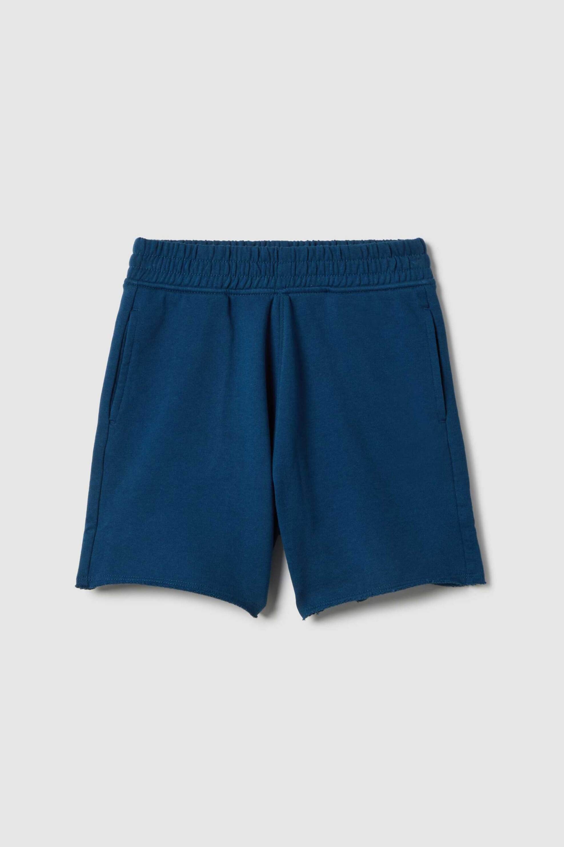 OVS παιδική βερμούδα μονόχρωμη Regular Fit - 002573624 Σκούρο Μπλε