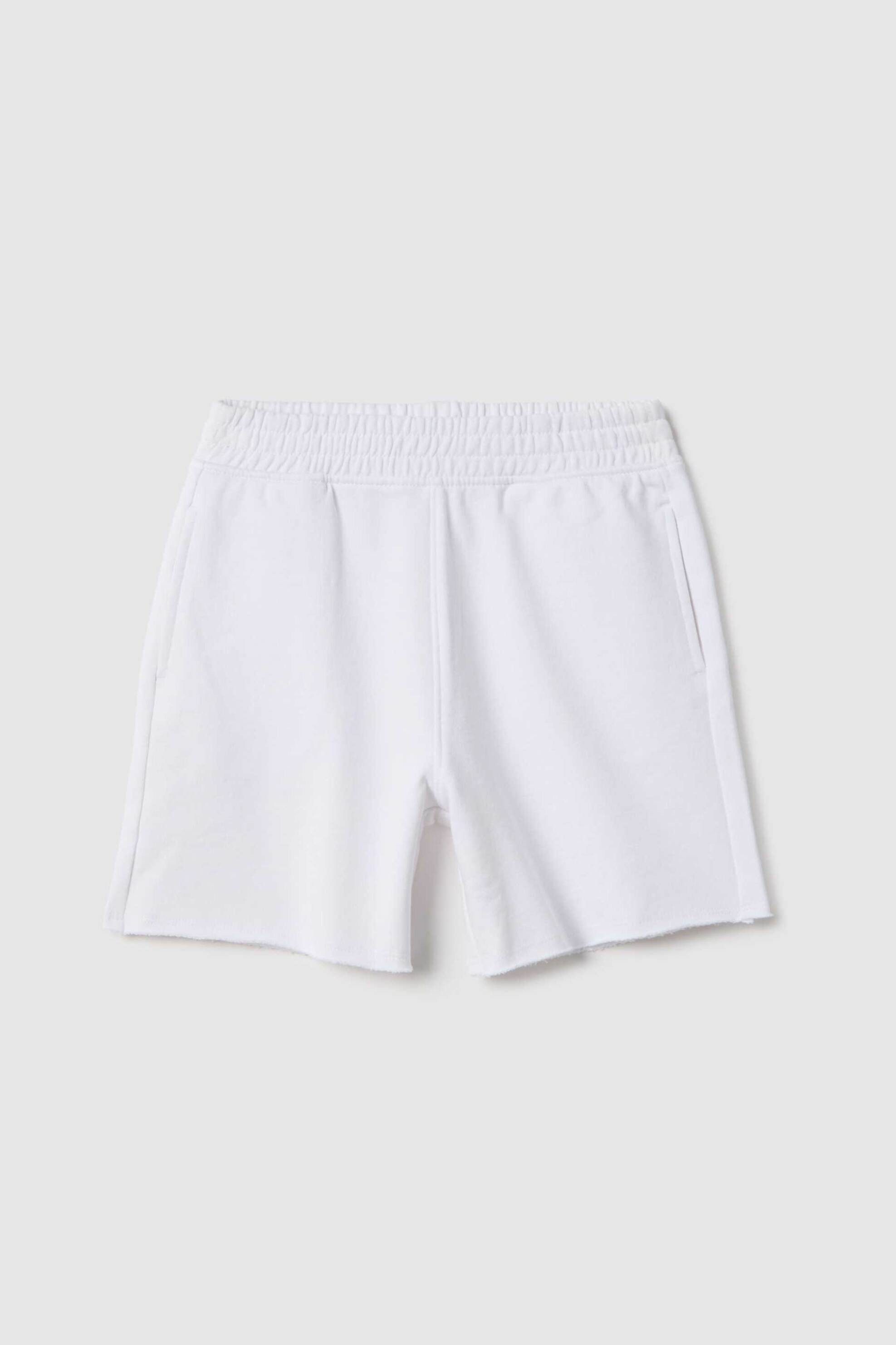 OVS παιδική βερμούδα μονόχρωμη Regular Fit - 002573631 Λευκό