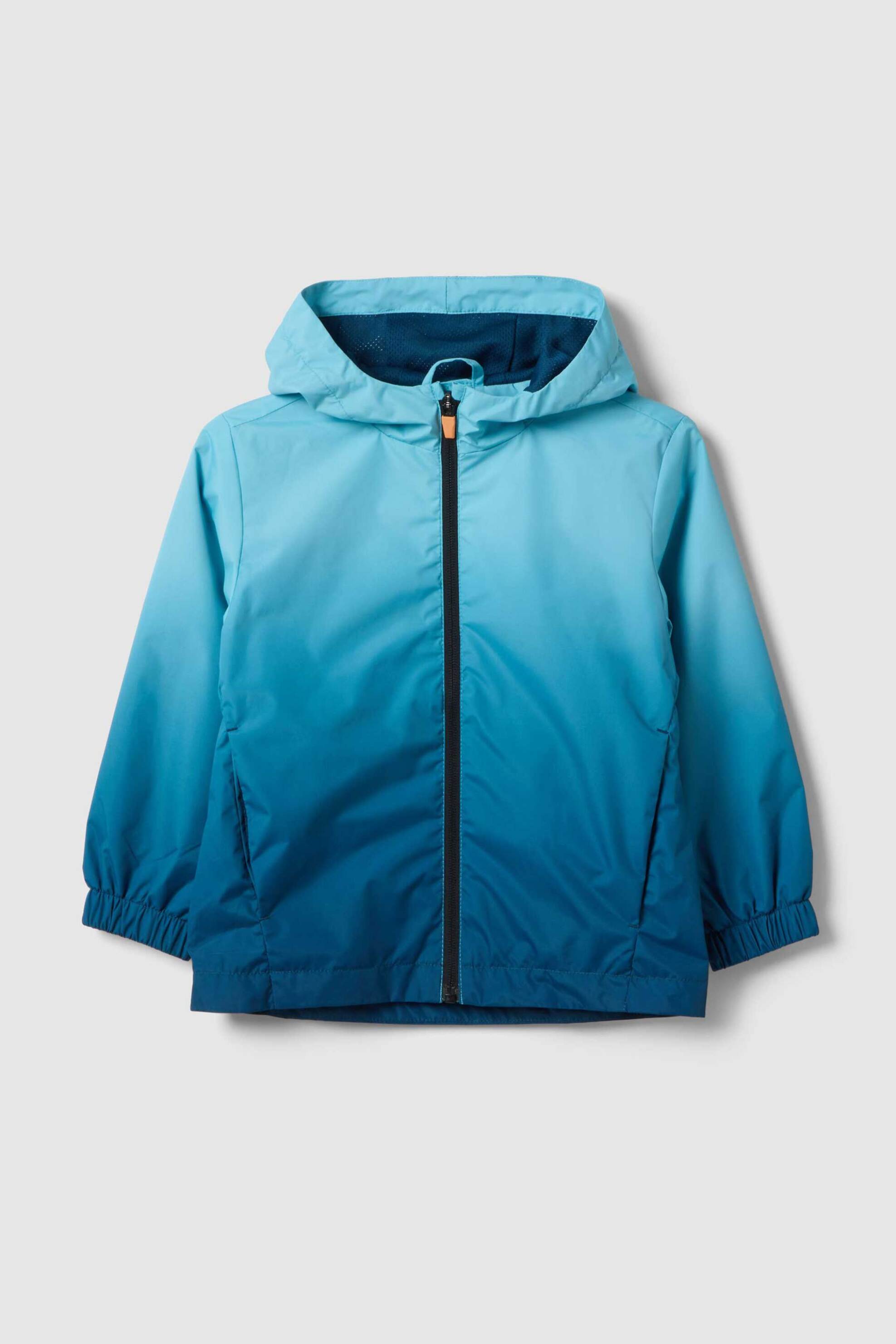 OVS παιδικό μπουφάν ντεγκραντέ με κουκούλα Regular Fit - 002558423 Μπλε