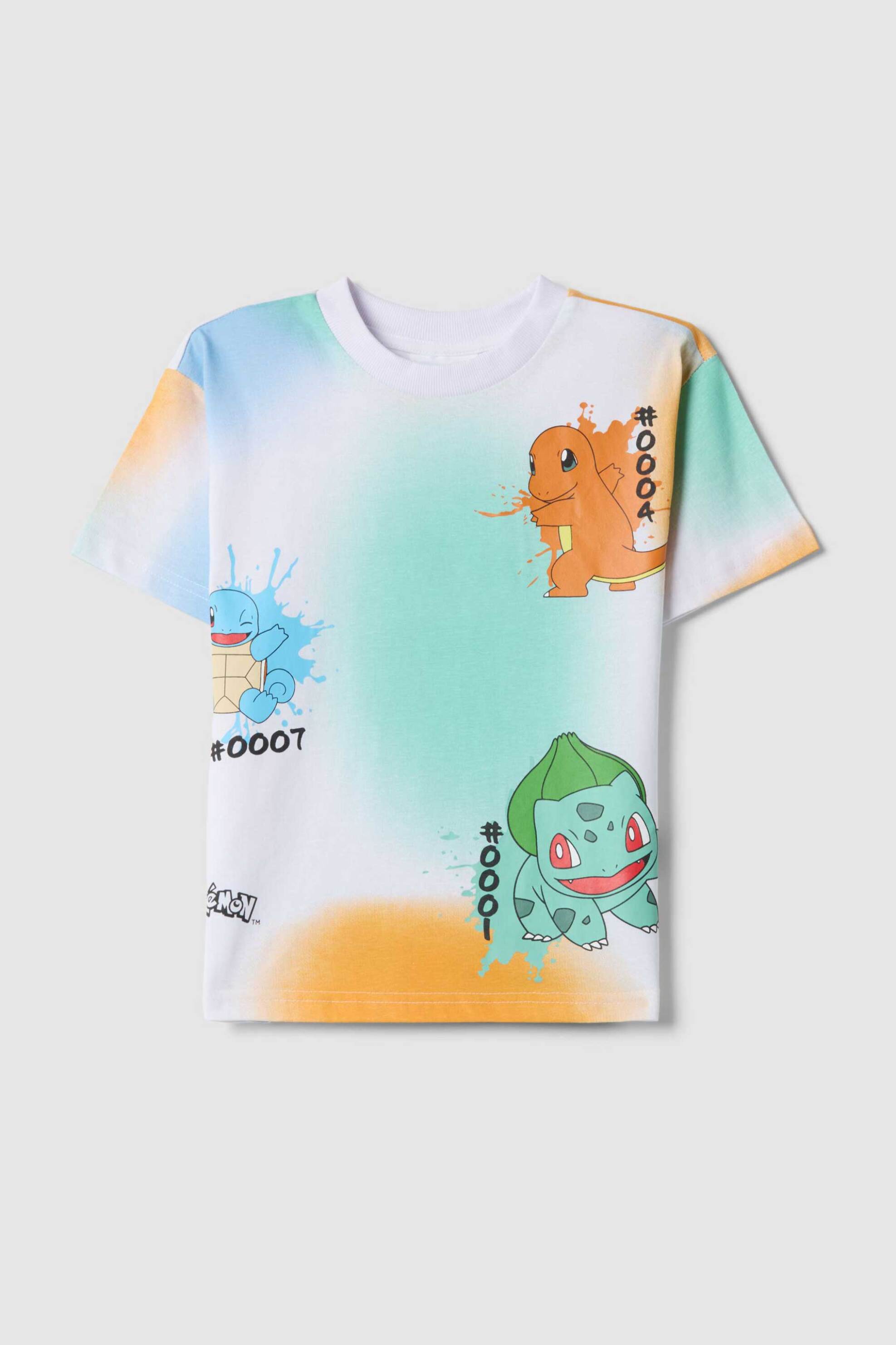 OVS παιδικό T-shirt με print "Pokemon" Regular Fit - 002563179 Λευκό