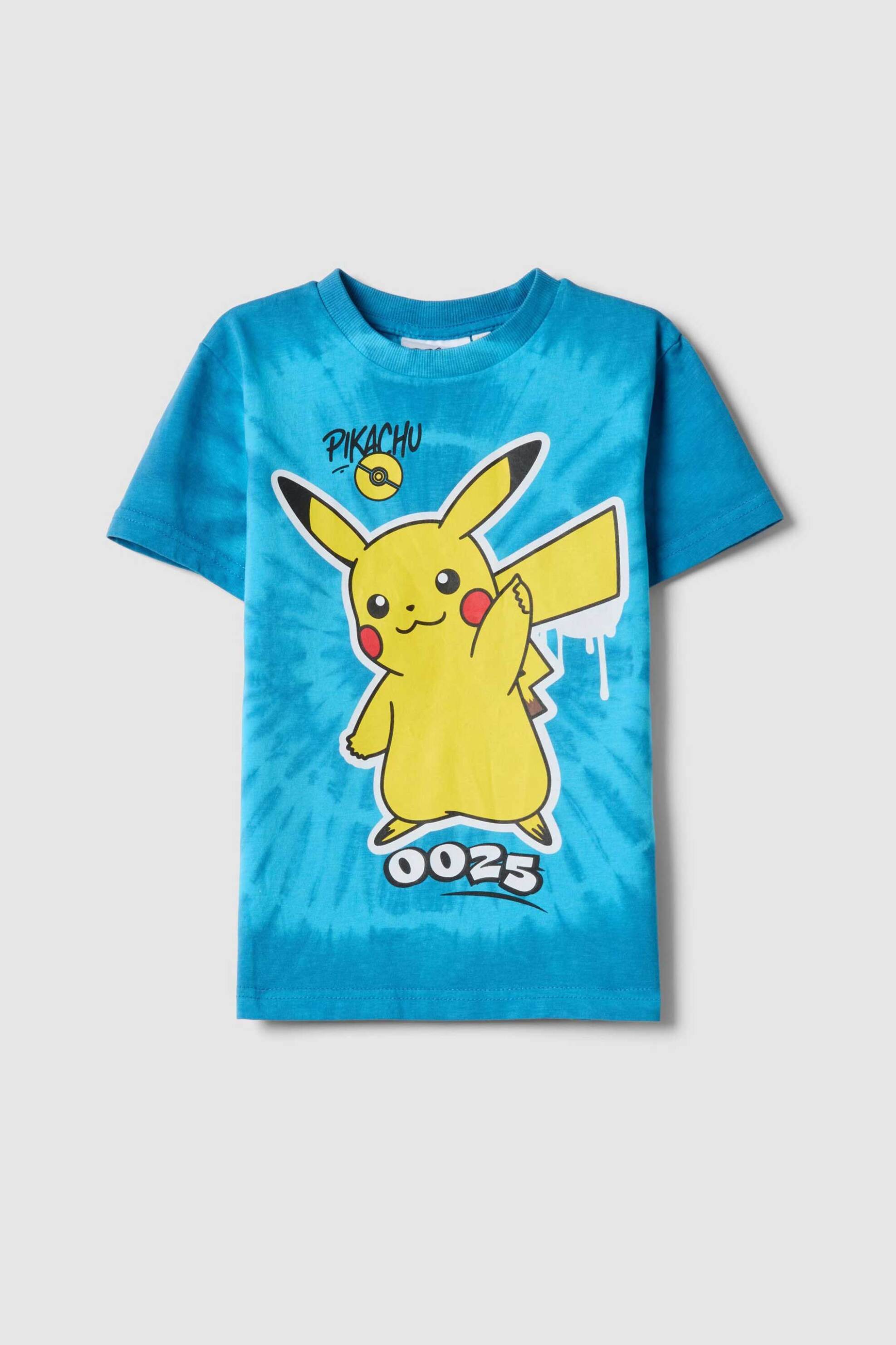 OVS παιδικό T-shirt με print "Pokemon" Regular Fit - 002563207 Μπλε