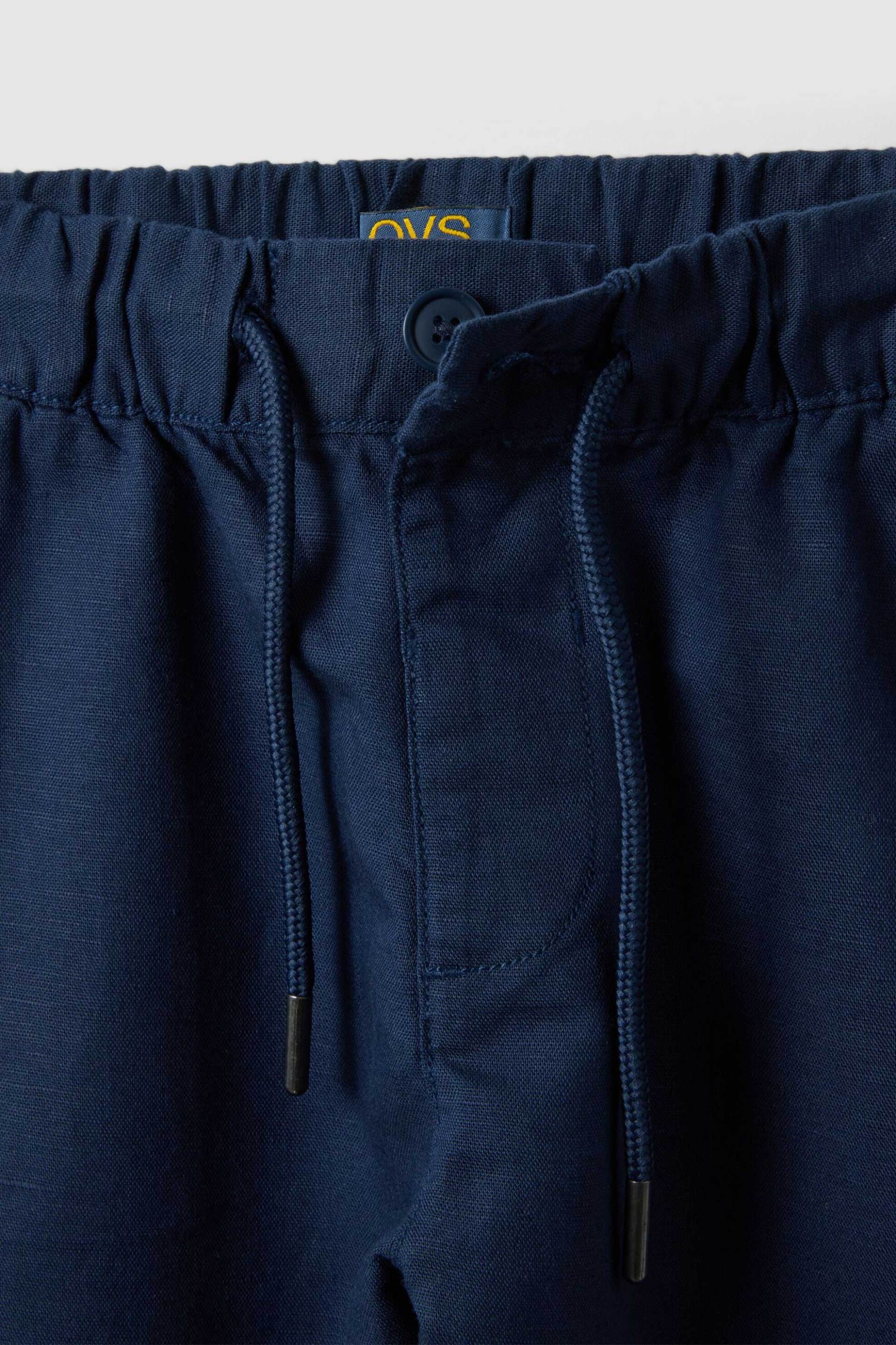 OVS παιδικό chino παντελόνι μονόχρωμο Regular Fit - 002573896 Μπλε φωτογραφία