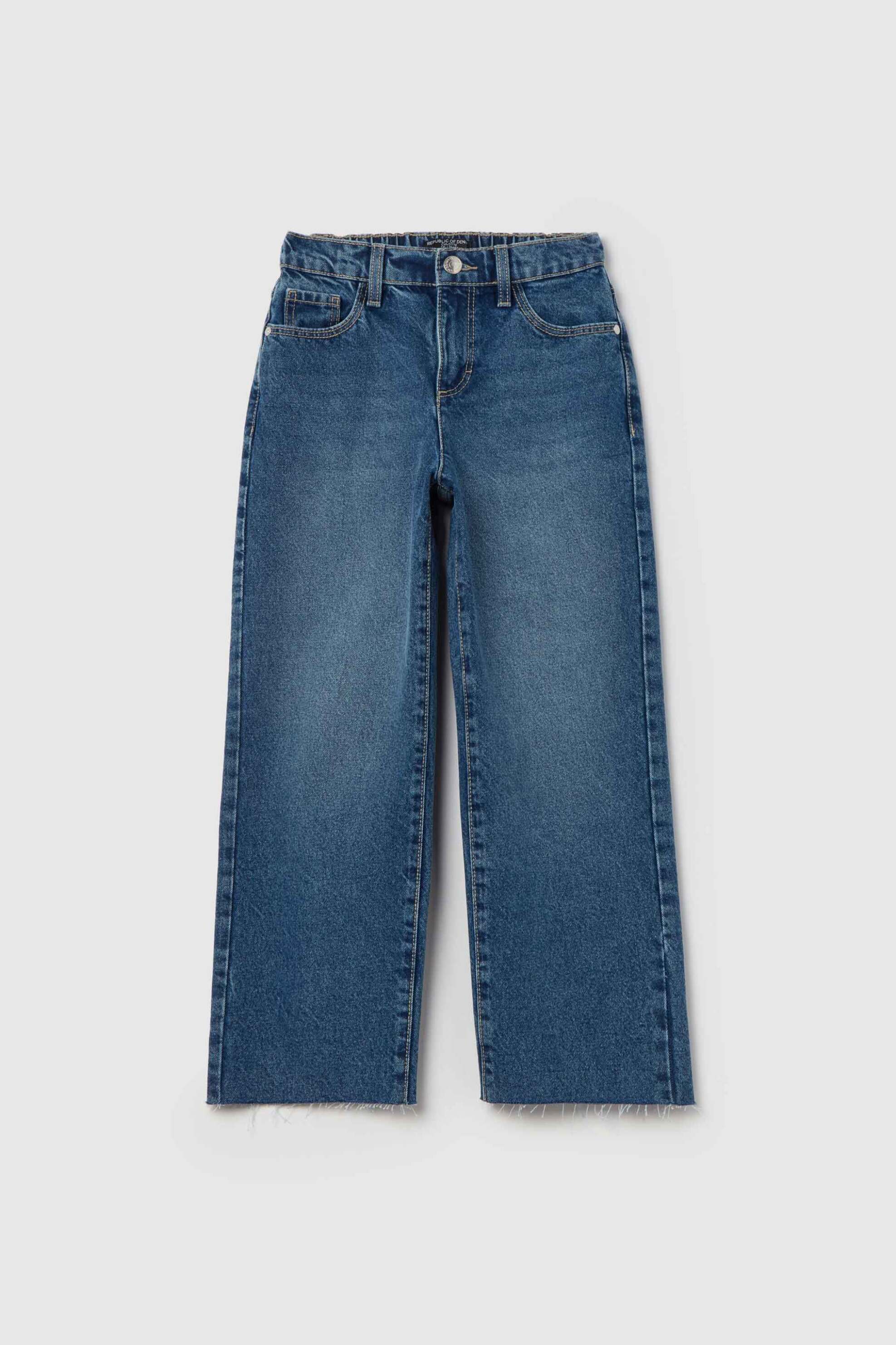 OVS παιδικό τζιν παντελόνι πεντάτσεπο με ελαστική μέση - 002091184 Denim Blue