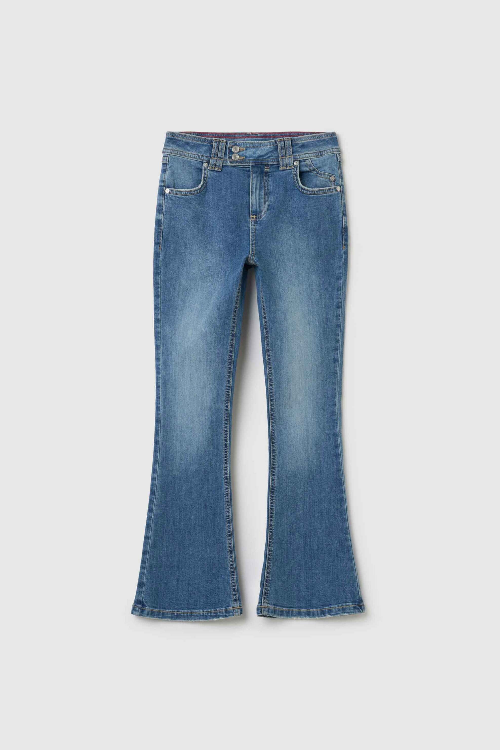 OVS KIDS OVS παιδικό τζιν παντελόνι bootcut πεντάτσεπο - 002194602 Denim Blue