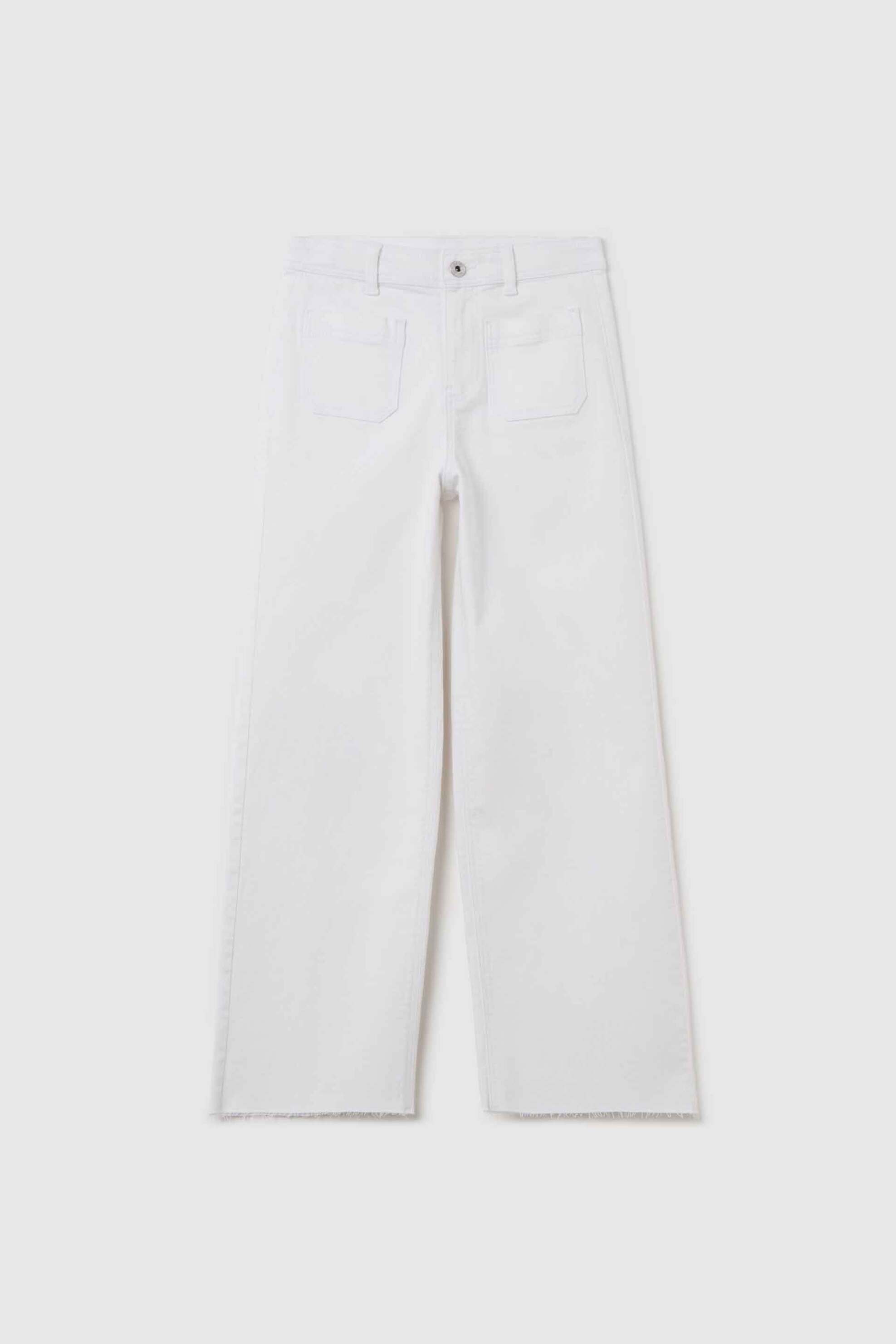 OVS KIDS OVS παιδικό τζιν παντελόνι Wide Leg - 002258091 Λευκό