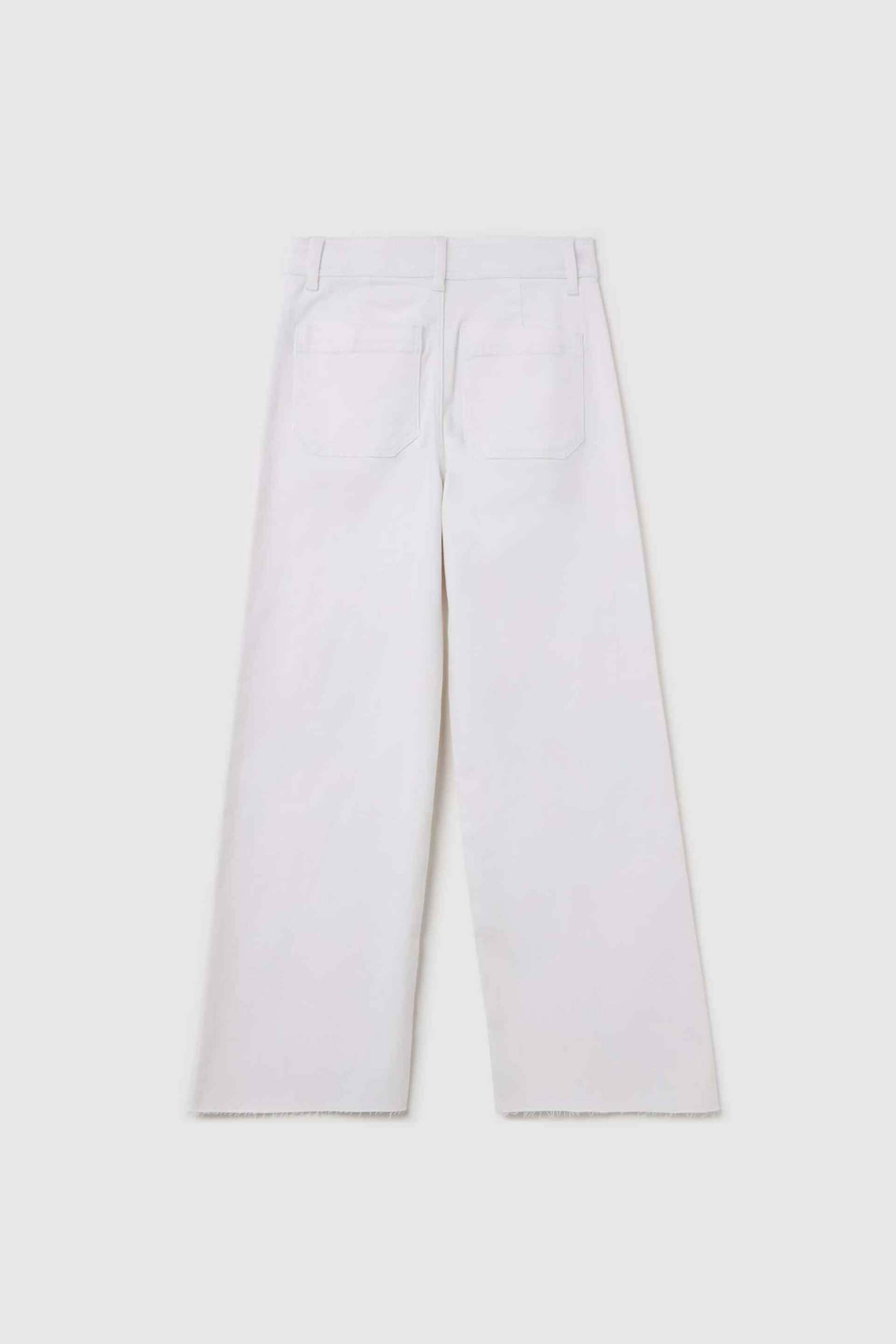 OVS παιδικό τζιν παντελόνι Wide Leg - 002258091 Λευκό φωτογραφία