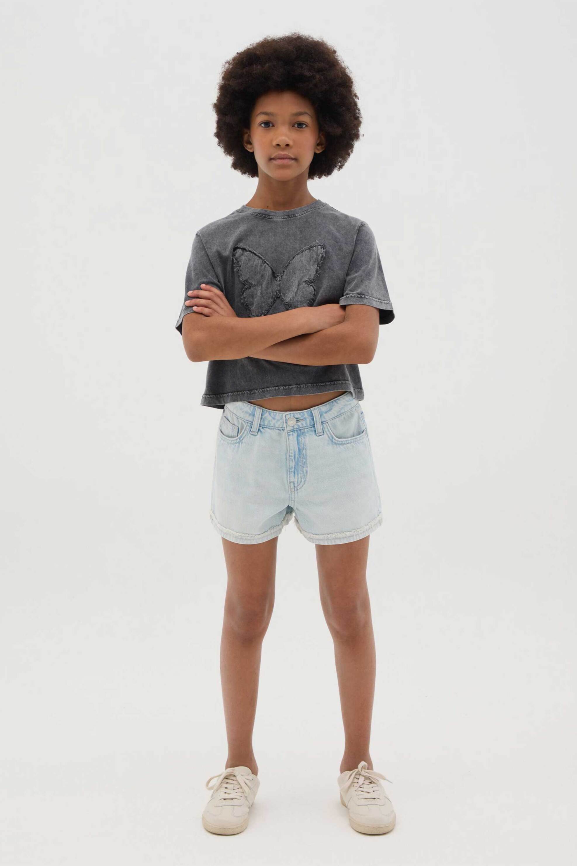 OVS παιδικό denim σορτς Regular Fit - 002272480 Denim Blue