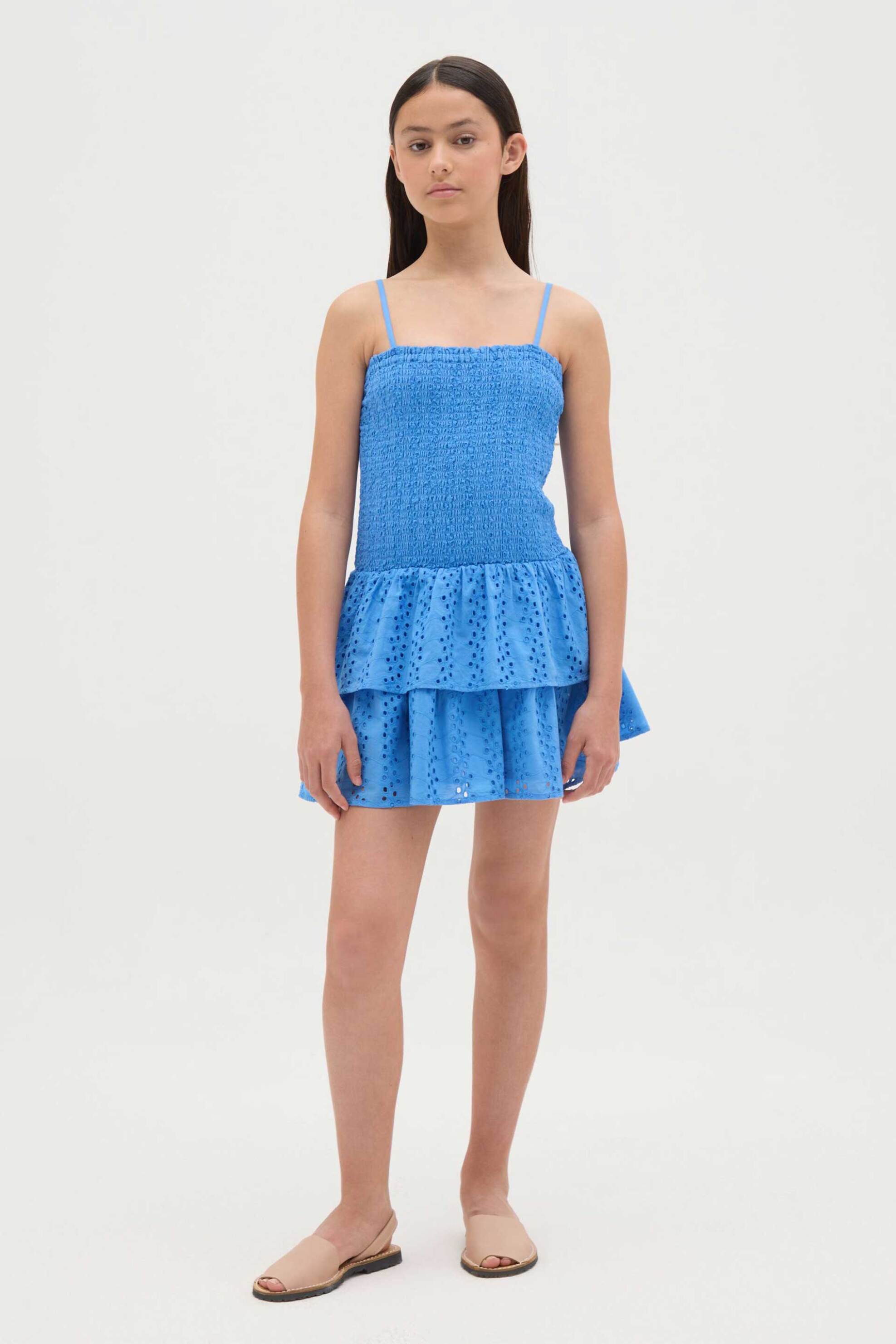 OVS παιδικό mini φόρεμα αμάνικο Regular Fit - 002362448 Μπλε